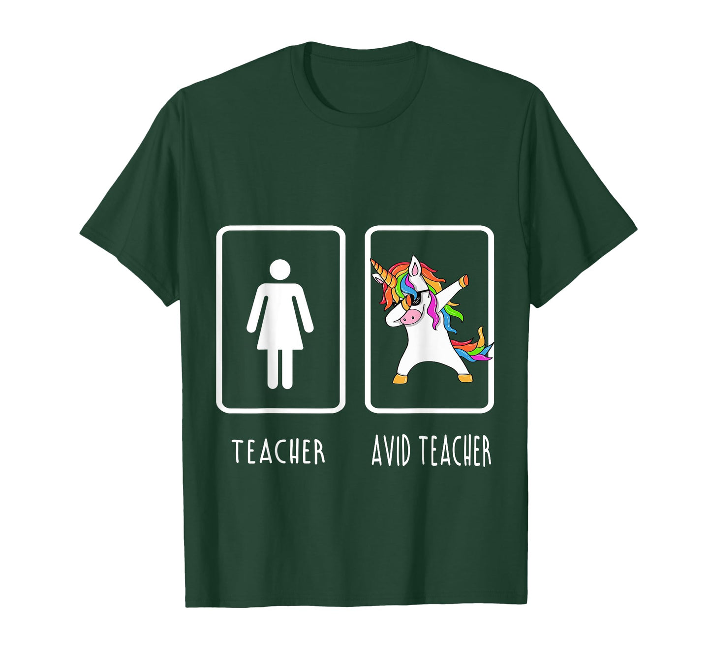 AVID Teacher Unicorn Shirt Men Women Girls Kids T-Shirt