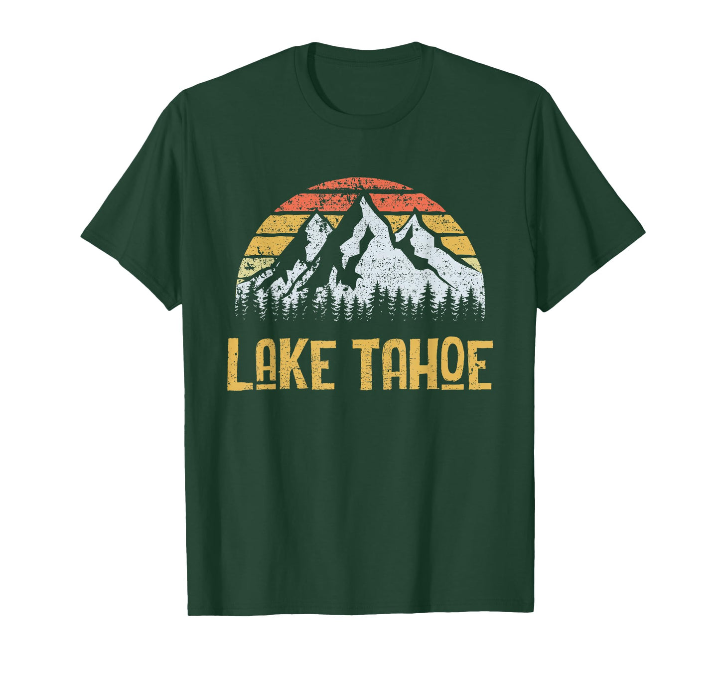 Vintage Retro Lake Tahoe California Nevada T Shirt T-Shirt