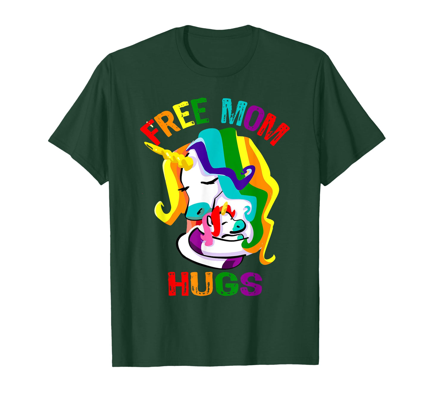 Free Mom Hugs LGBT Gay Pride T-Shirt