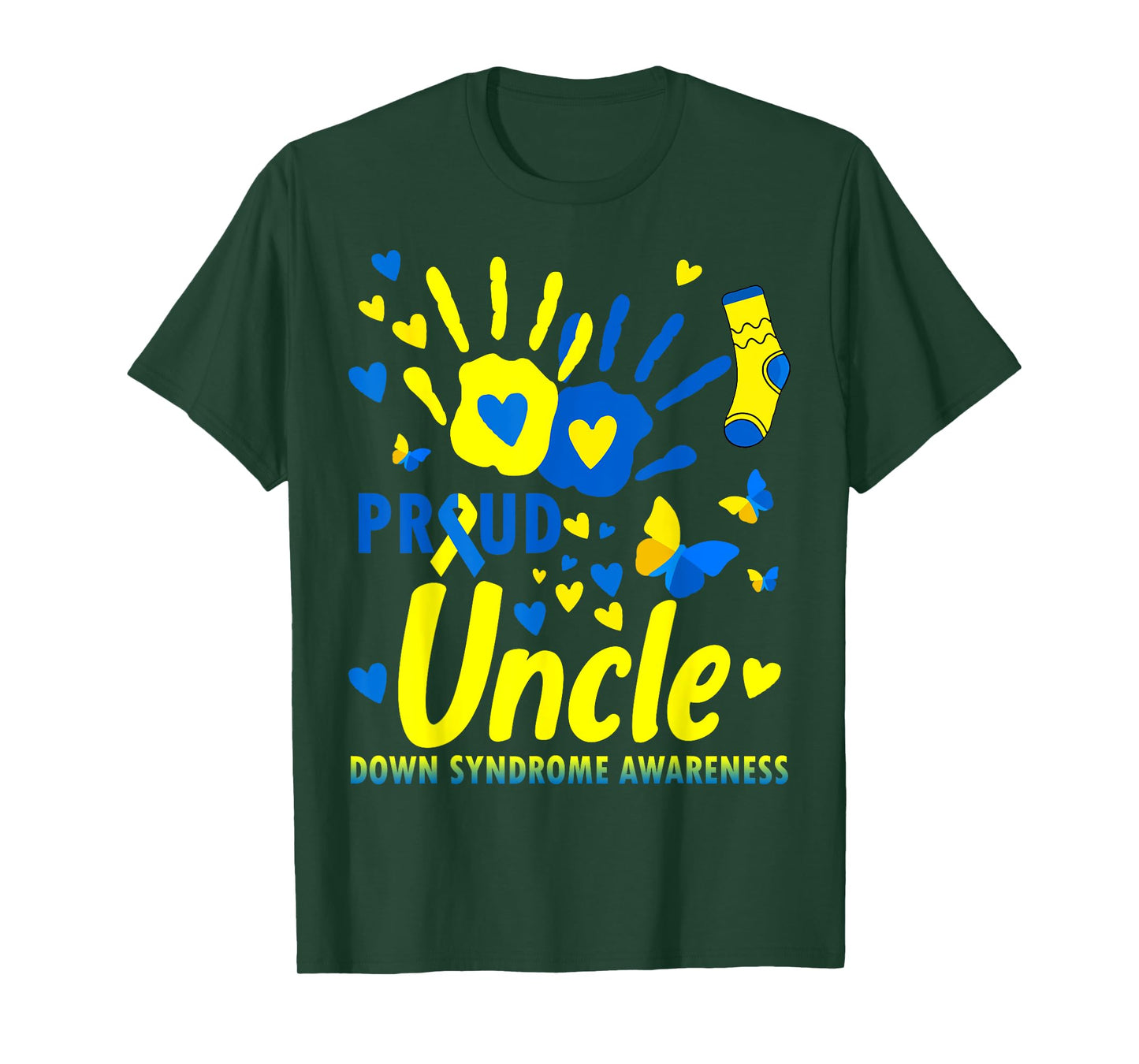 Proud Uncle World Down Syndrome Awareness Day Matching T-Shirt