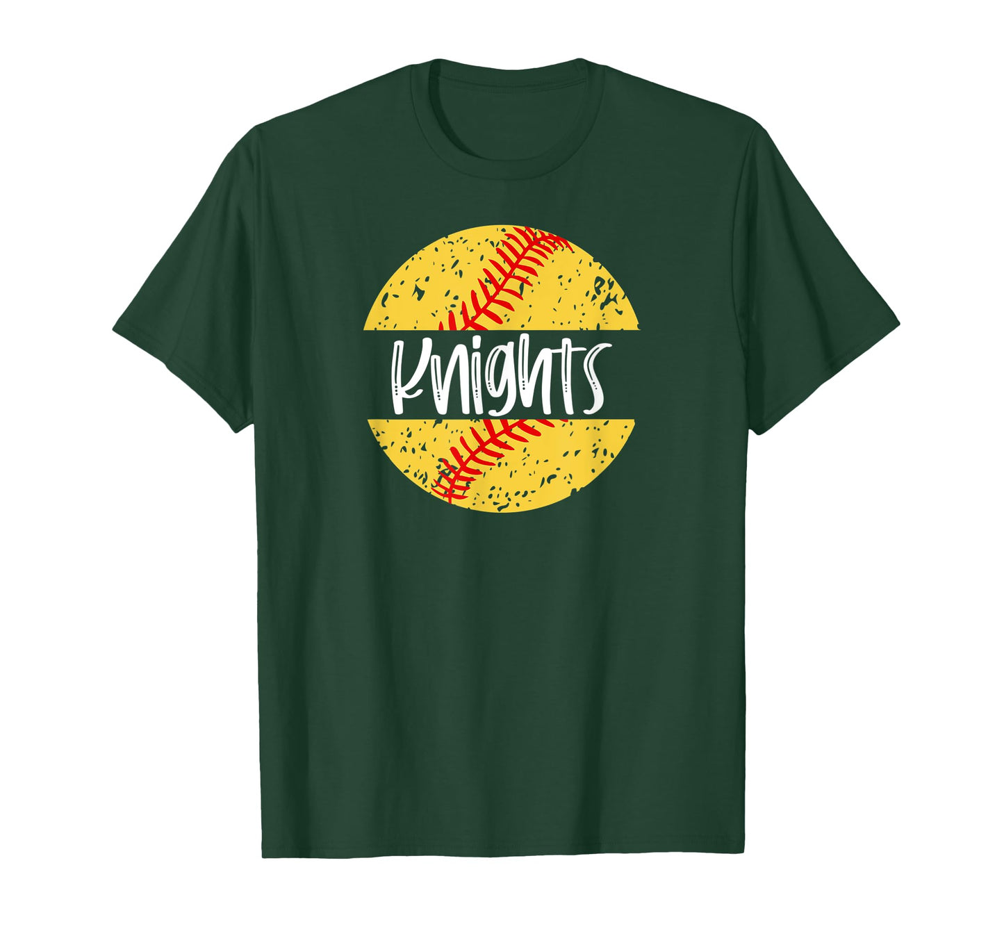 Knights Softball Team Mascot School Spirit Game Day T-Shirt