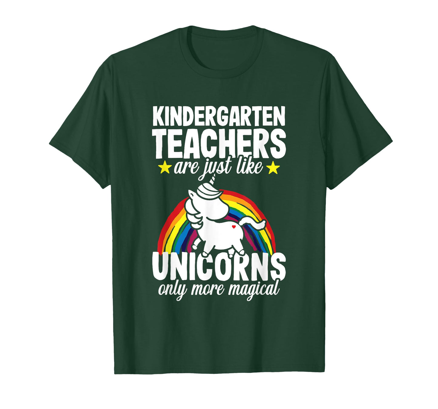 Kindergarten Teacher Unicorns Preschool Appreciation Men Women T-Shirt