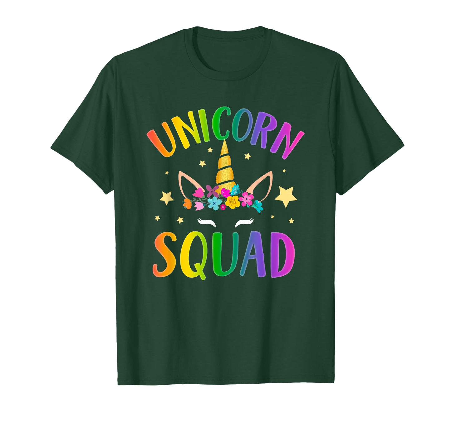 Unicorn Squad Costume Cute Unicorn Lover Gifts Girls Women T-Shirt