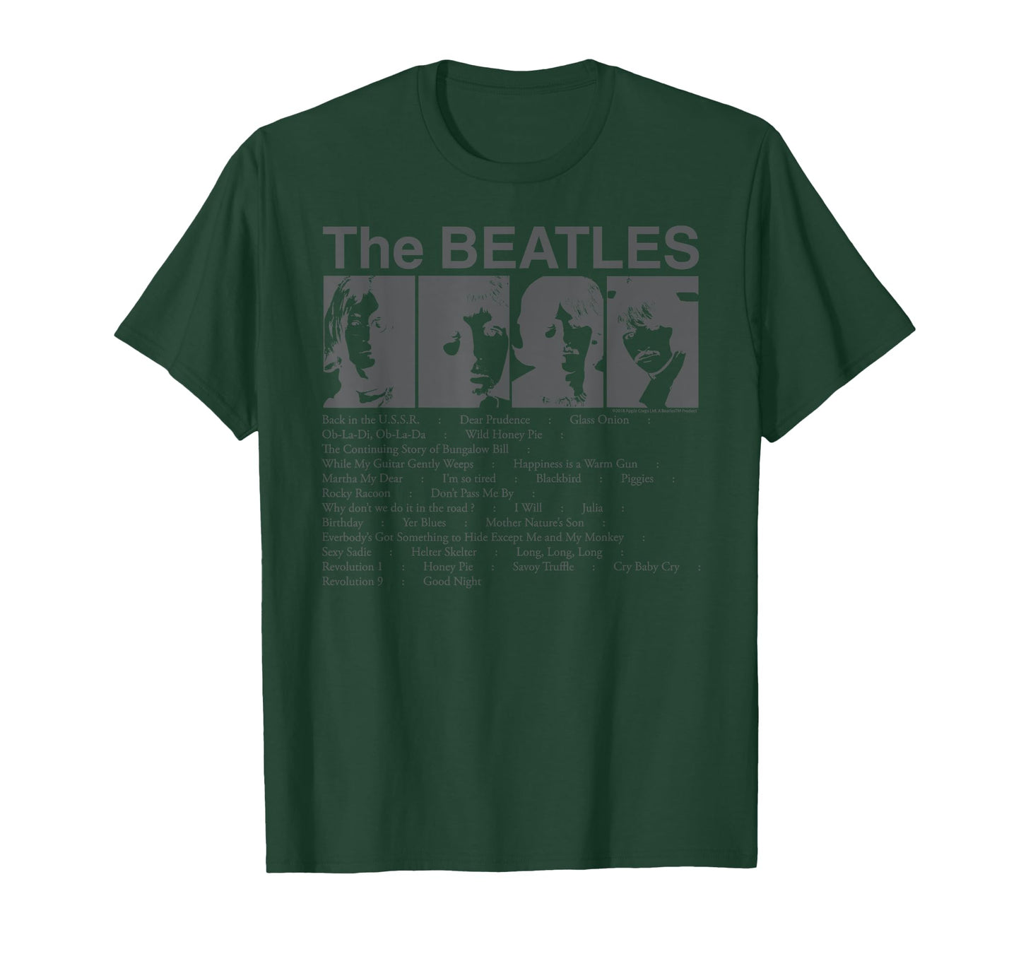 The Beatles - Song List T-Shirt