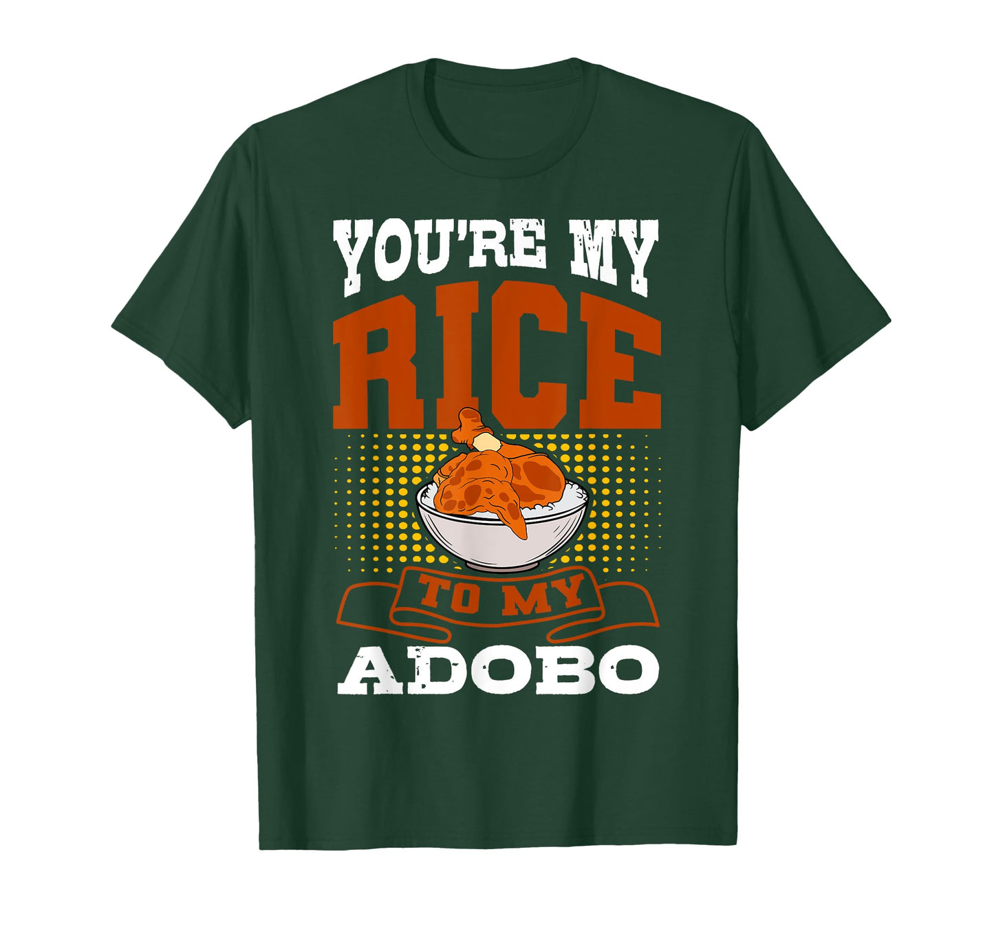 Adobo Chicken Pinoy Rice Cuisine Philippine Flag T-Shirt