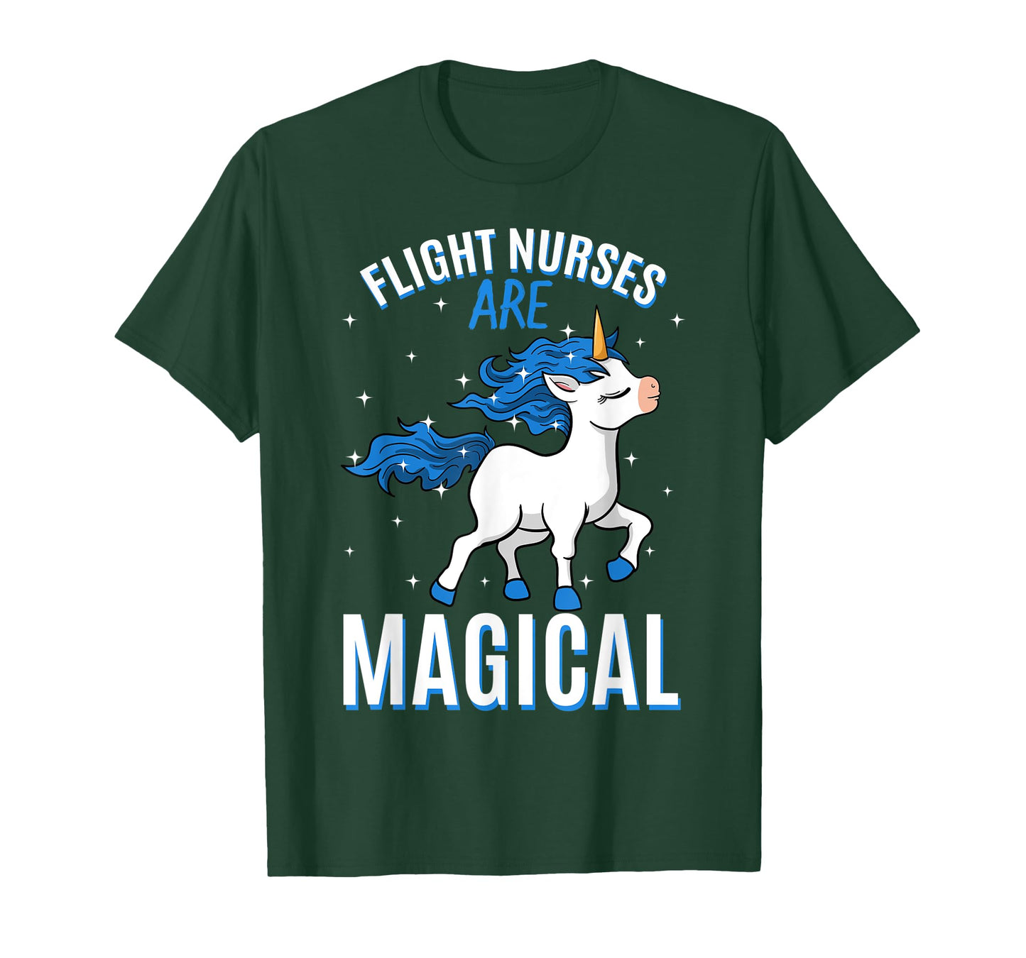 Flight Nurses Are Magical Unicorn Job Aeromedic Profession T-Shirt