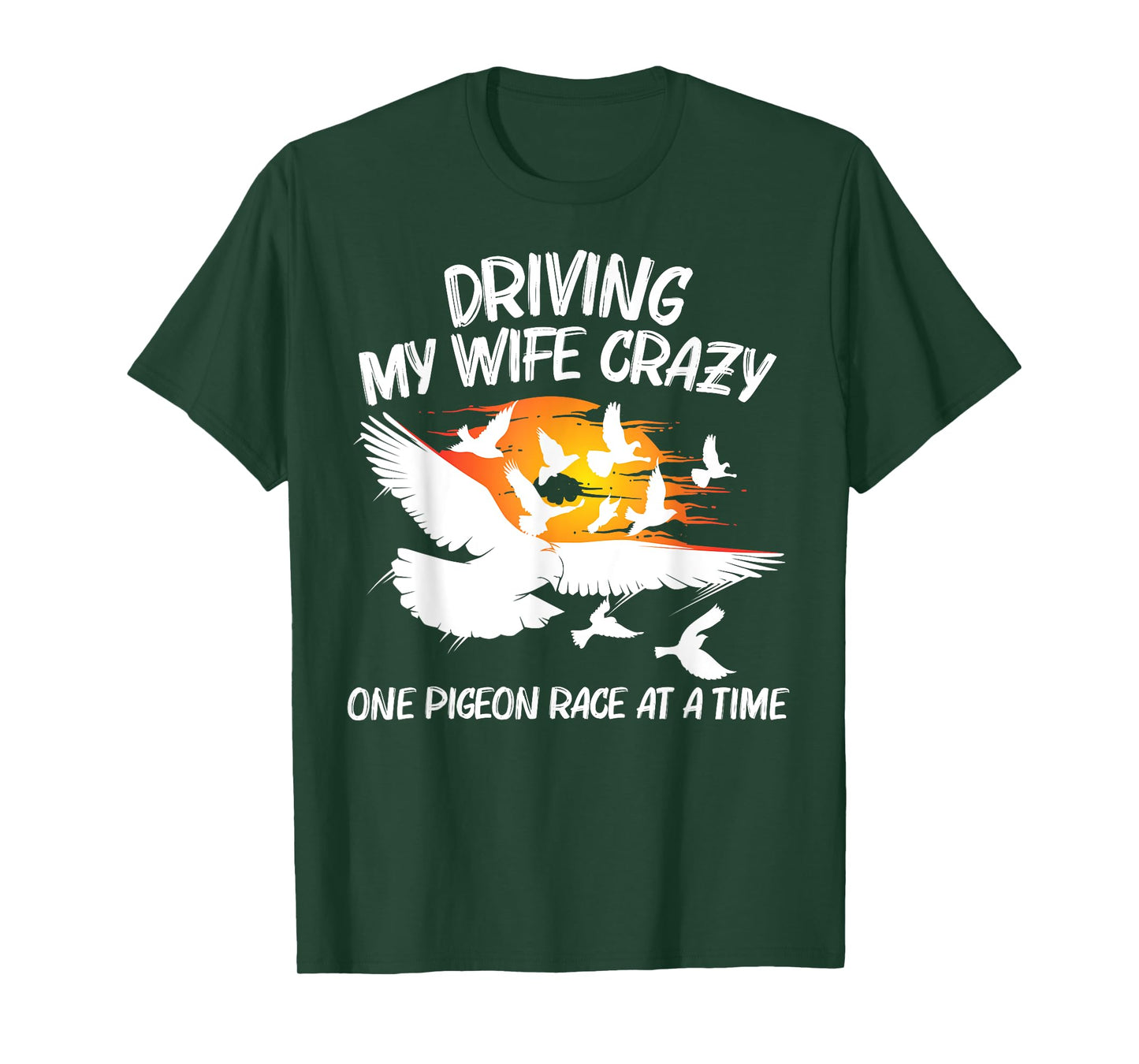 Pigeon Racing Gift For Men Grandpa Homing Pigeon Bird Lovers T-Shirt