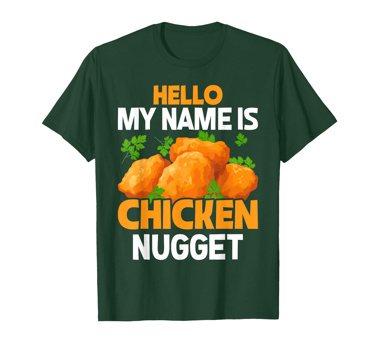 Hello my name is Chicken Nugget Costume kids Chicken Nugget T-Shirt