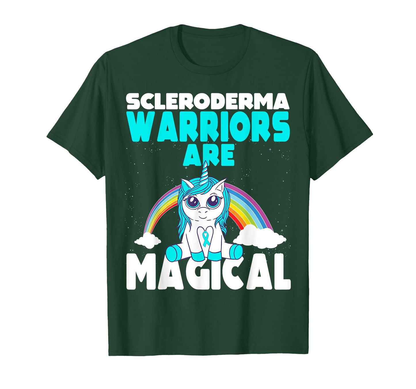 Scleroderma Awareness Disease Warriors are magical Unicorn T-Shirt