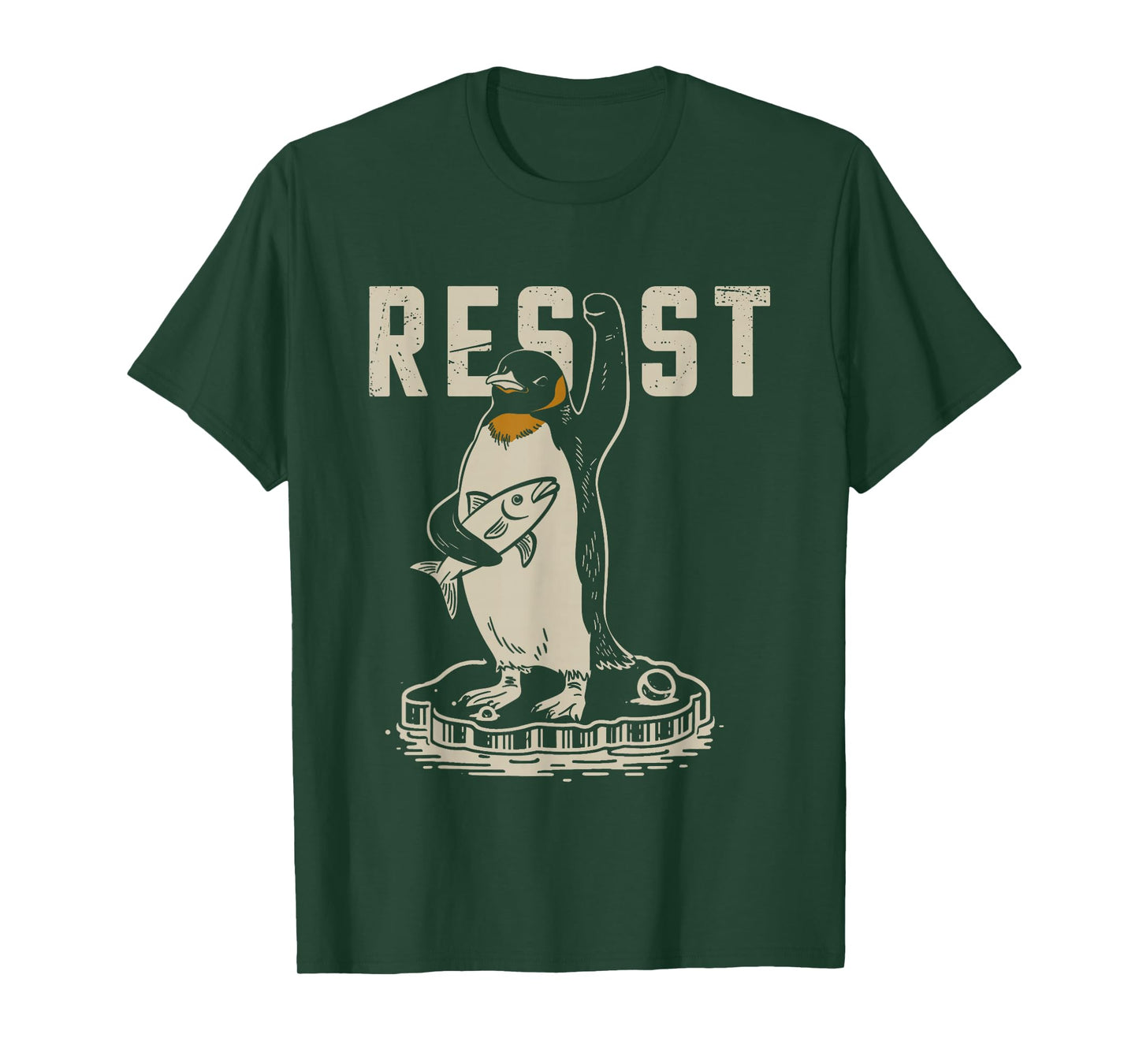 RESIST PENGUIN ACTIVISM - Funny Resist Penguin Activism T-Shirt