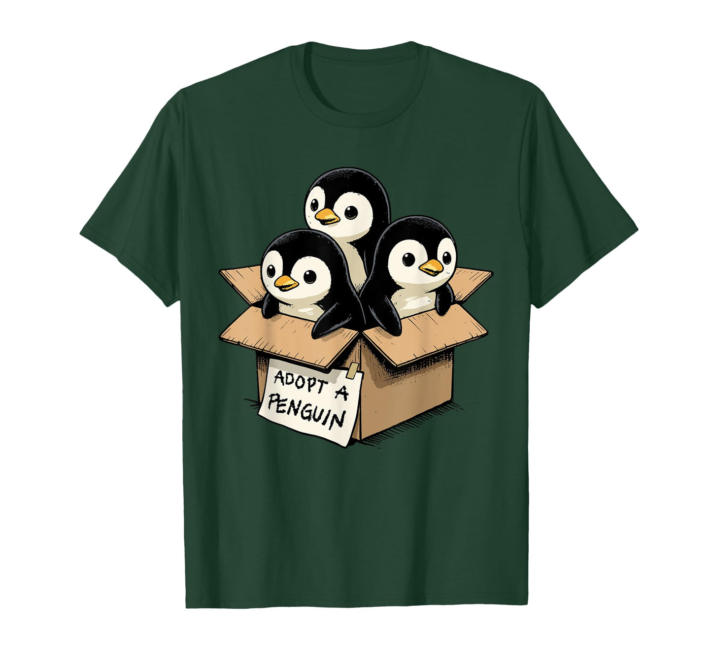 Adopt a Penguin Shirt Cute Little Animal Penguin Lover T-Shirt