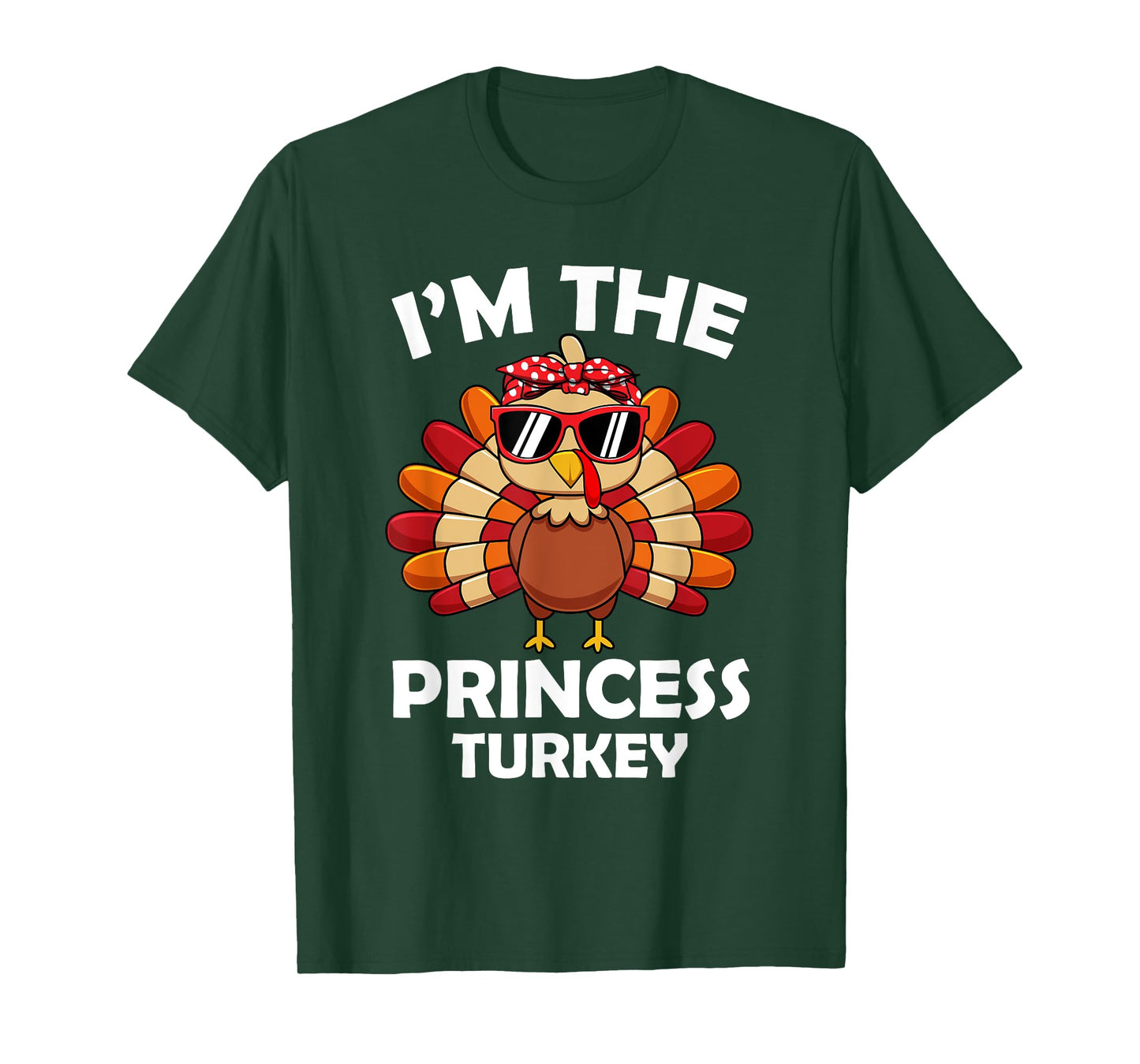 Princess Turkey Family Group Matching Thanksgiving Party T-Shirt