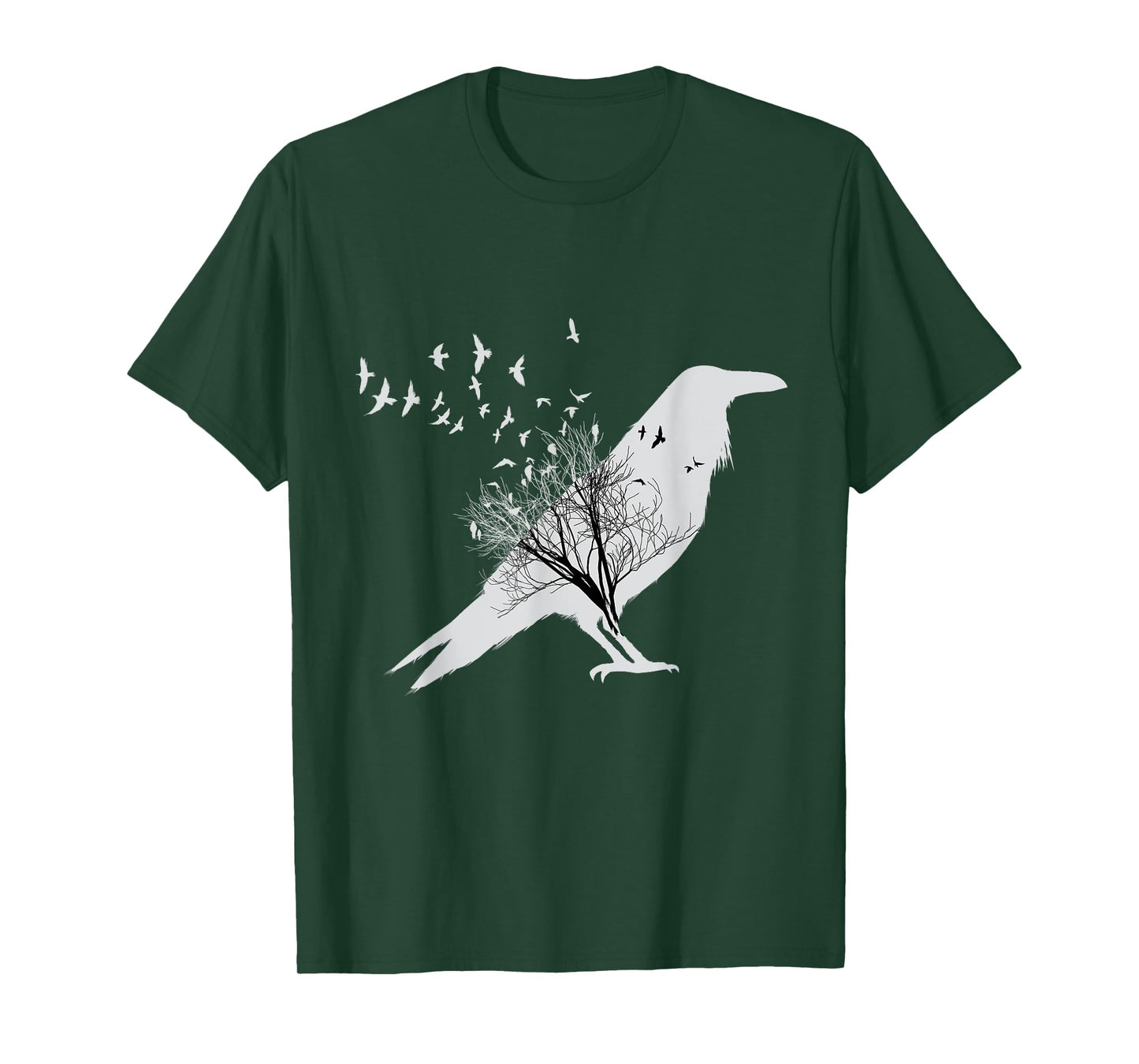 Black Crow Bird T-Shirt