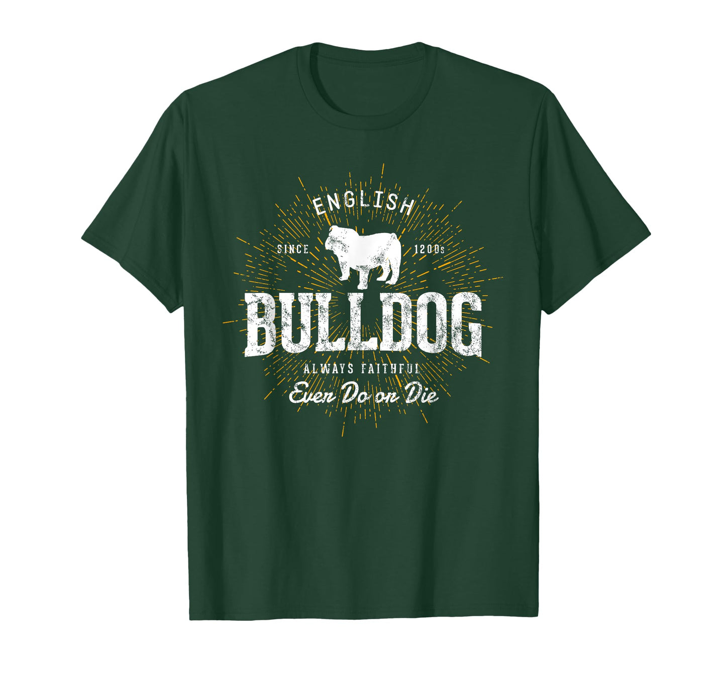Vintage Style Retro Bulldog Men Women Kids T-Shirt