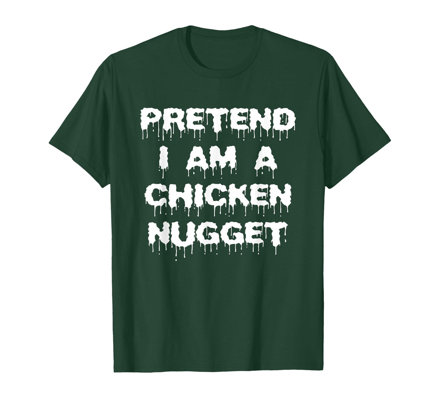 Pretend I'm A Chicken Nugget Kids Simple Halloween Costume T-Shirt