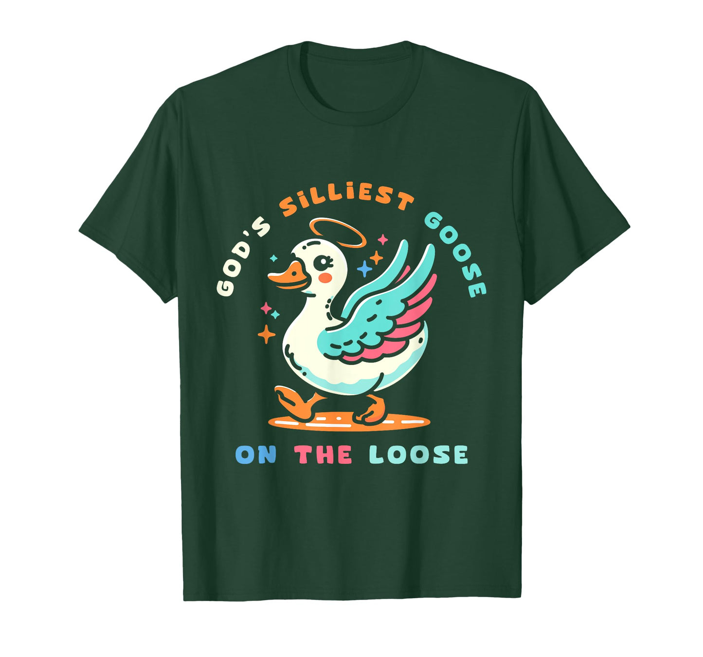 Gods Silliest Goose Costume for Kids Funny Gifts Silly Goose T-Shirt