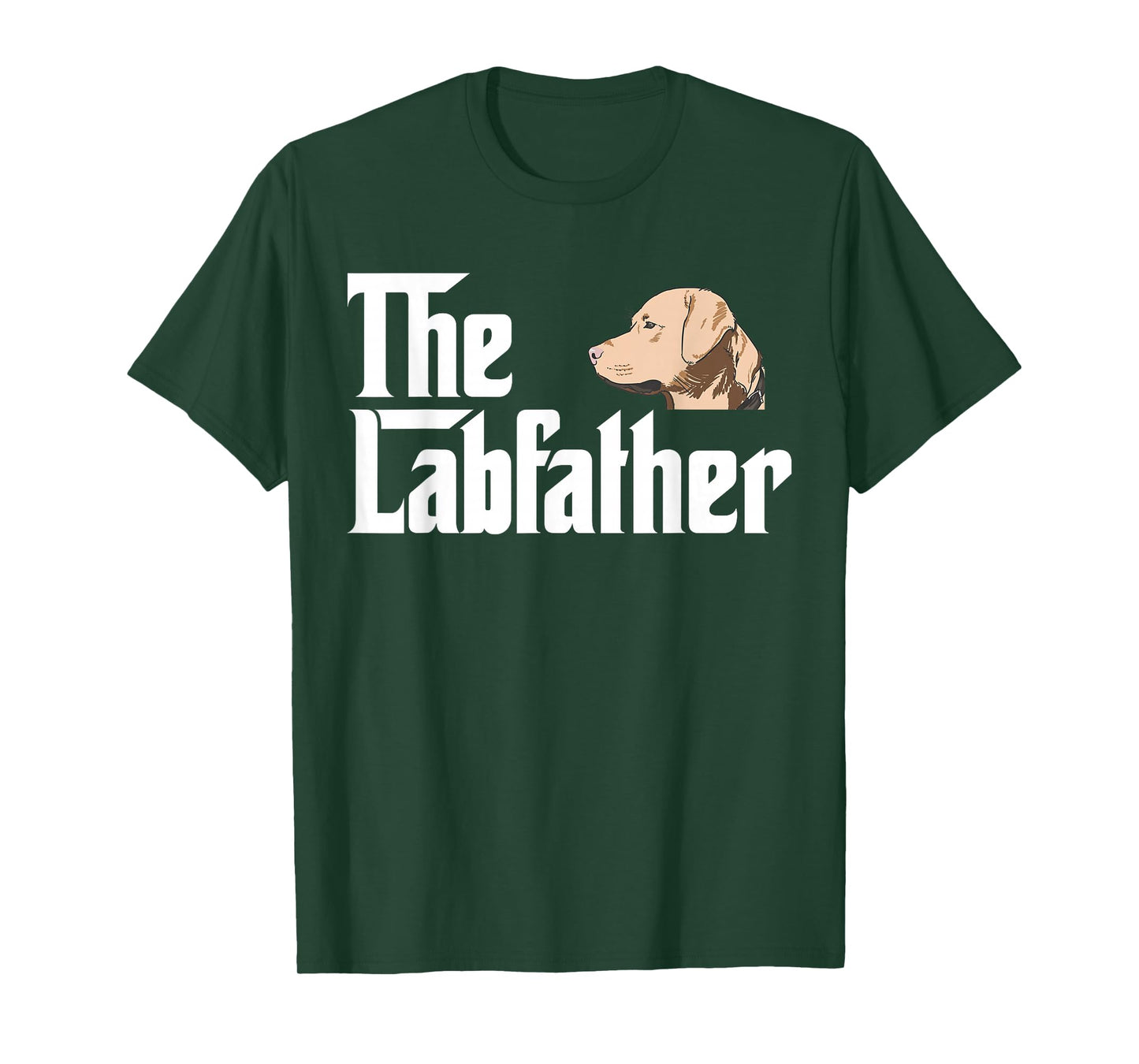 The Labrador Father T-Shirt Funny Lab Dad Gift Shirt T-Shirt