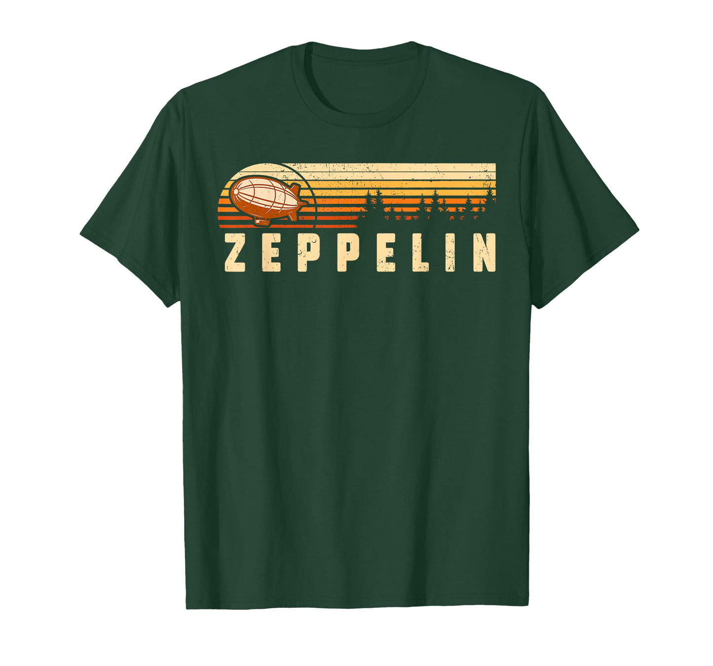 Vintage Zeppelin Graphic Mens Womens Tee T-Shirt
