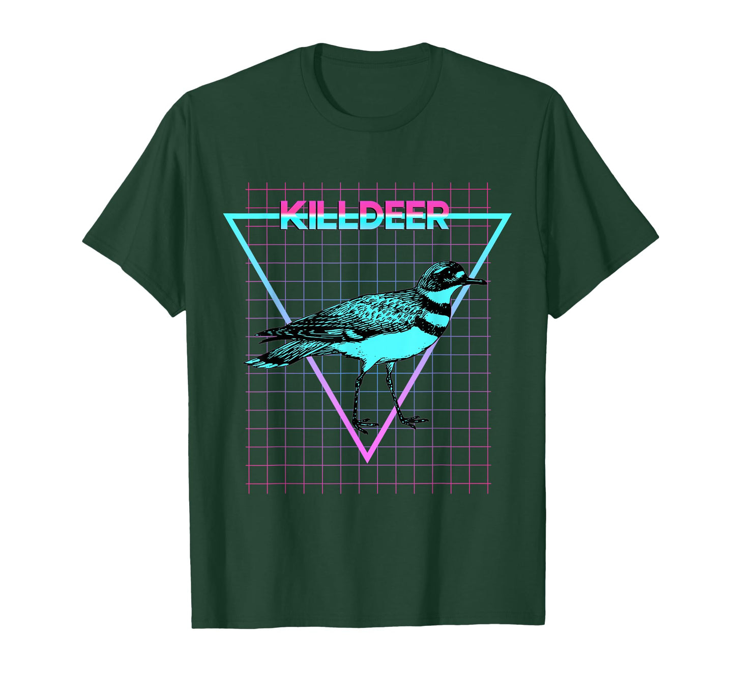 Killdeer Bird Aesthetic Retro Style Killdeer T-Shirt
