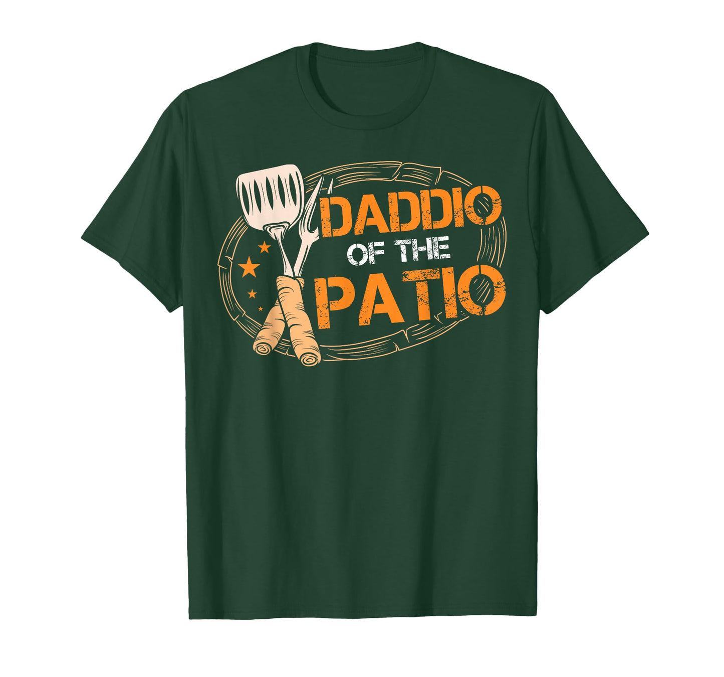 Daddio Of The Patio Grilling Sausage BBQ Barbecue Top Grill T-Shirt