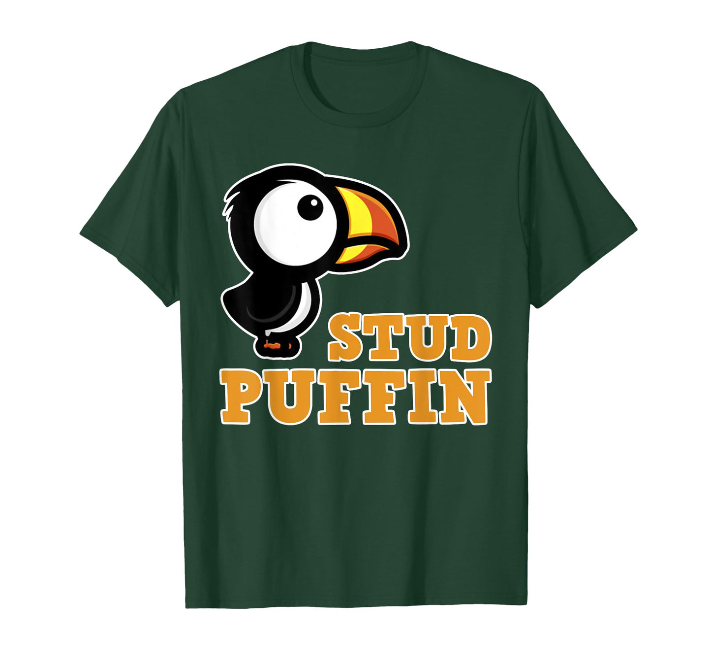 Stud Puffin Funny Seabird T-Shirt