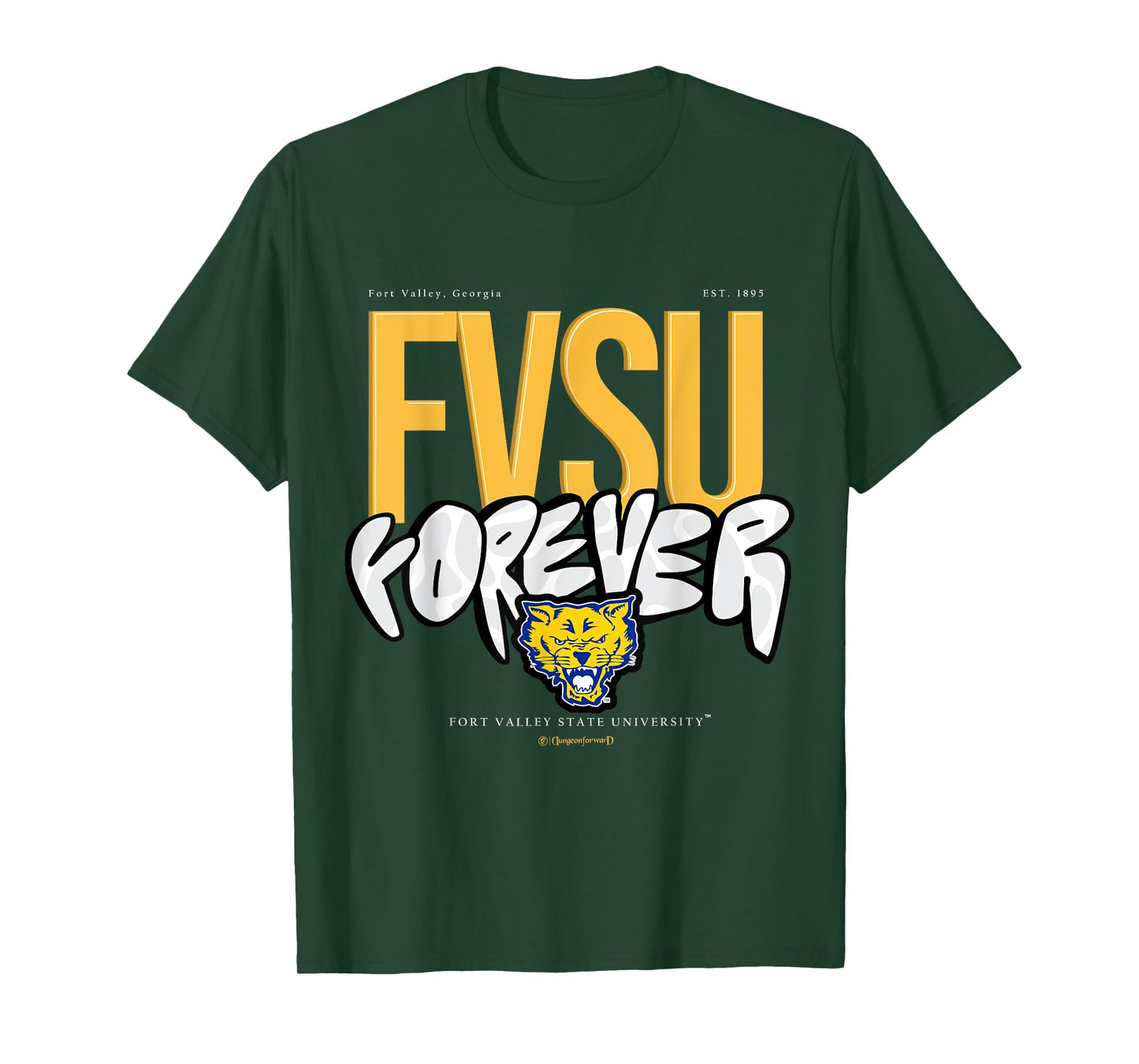 The Yard Essentials - Fort Valley State- FVSU Forever Grey T-Shirt