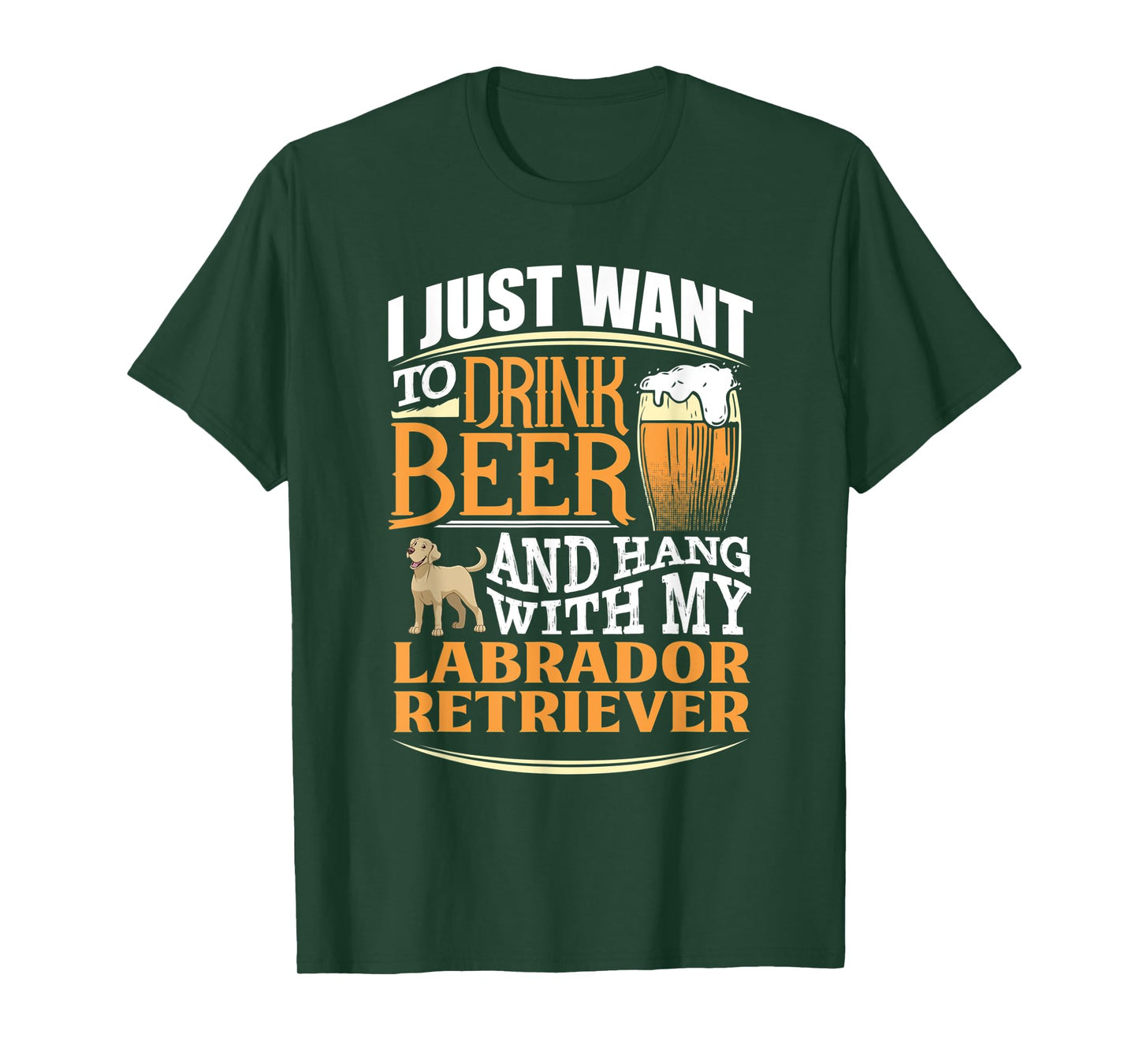 Labrador Retriever Beer T Shirt T-Shirt