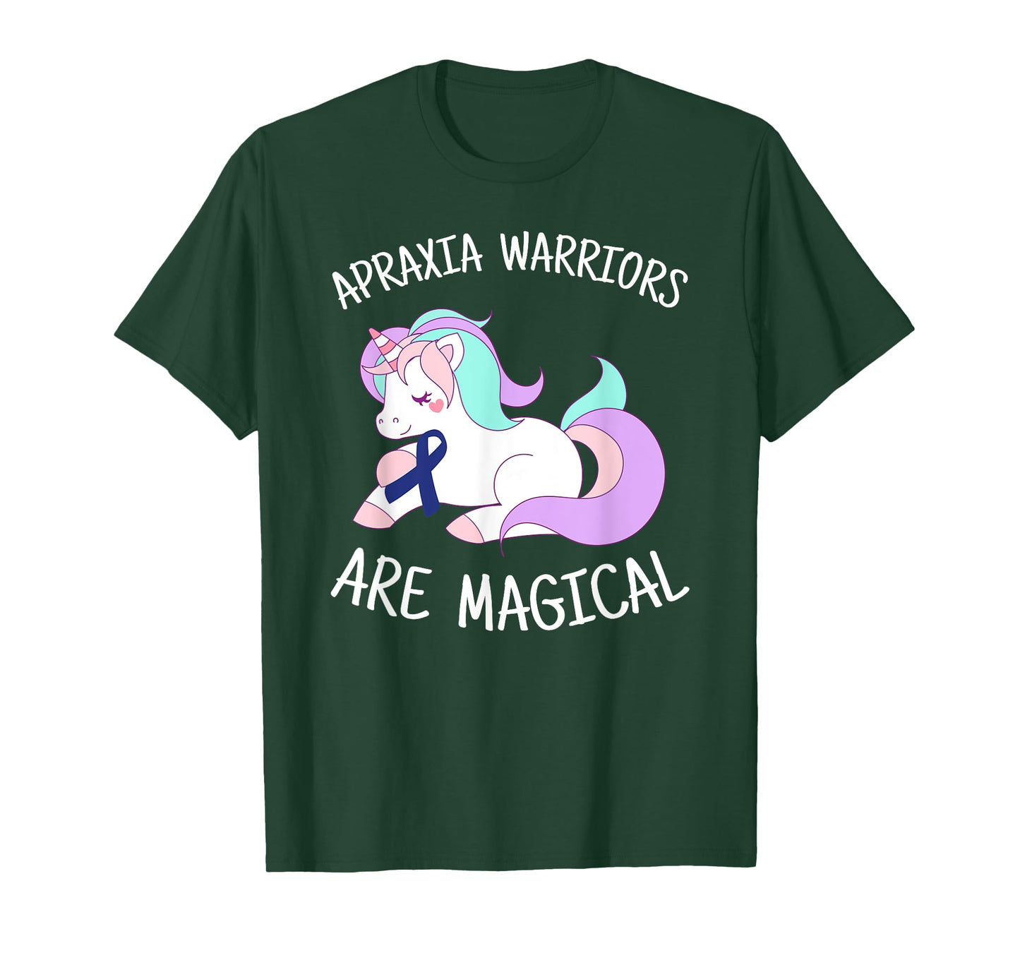 Unicorn Apraxia Awareness Gift, Apraxia Warrior T-Shirt