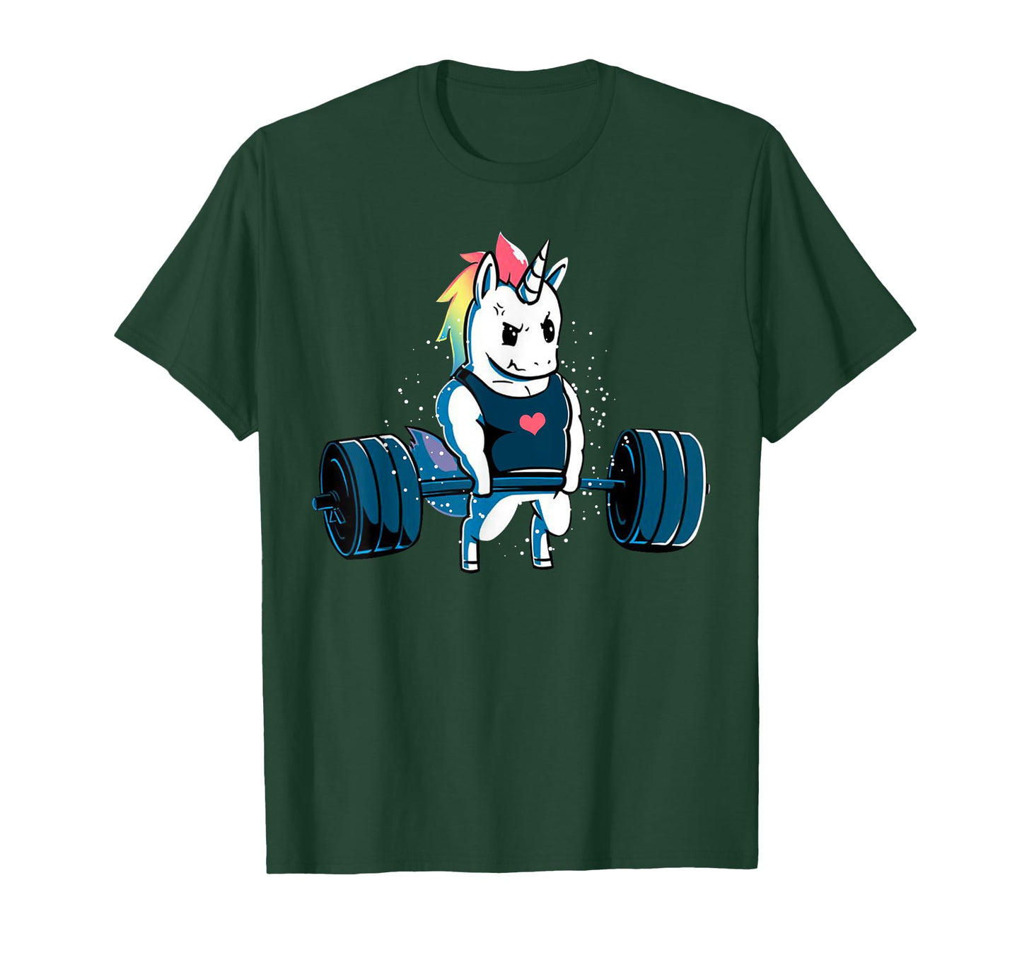 Unicorn Powerlifting Weightlifting Deadlifting Gym Lovers T-Shirt