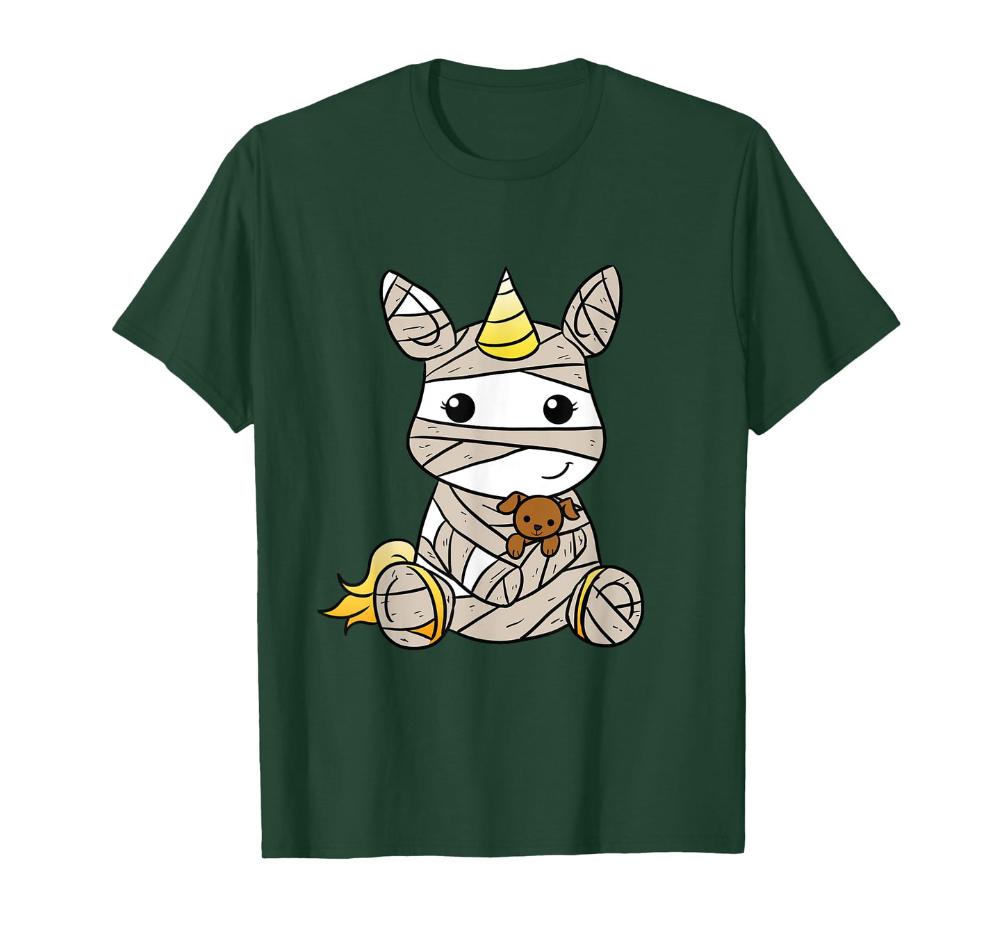 Mummy unicorn Halloween kids T-Shirt
