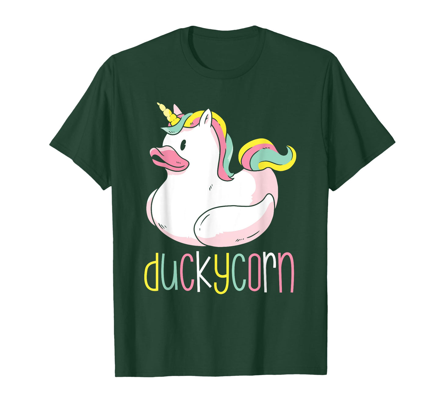 Duck Unicorn - Duckycorn Women Girls Unicorn Rubber Duck T-Shirt