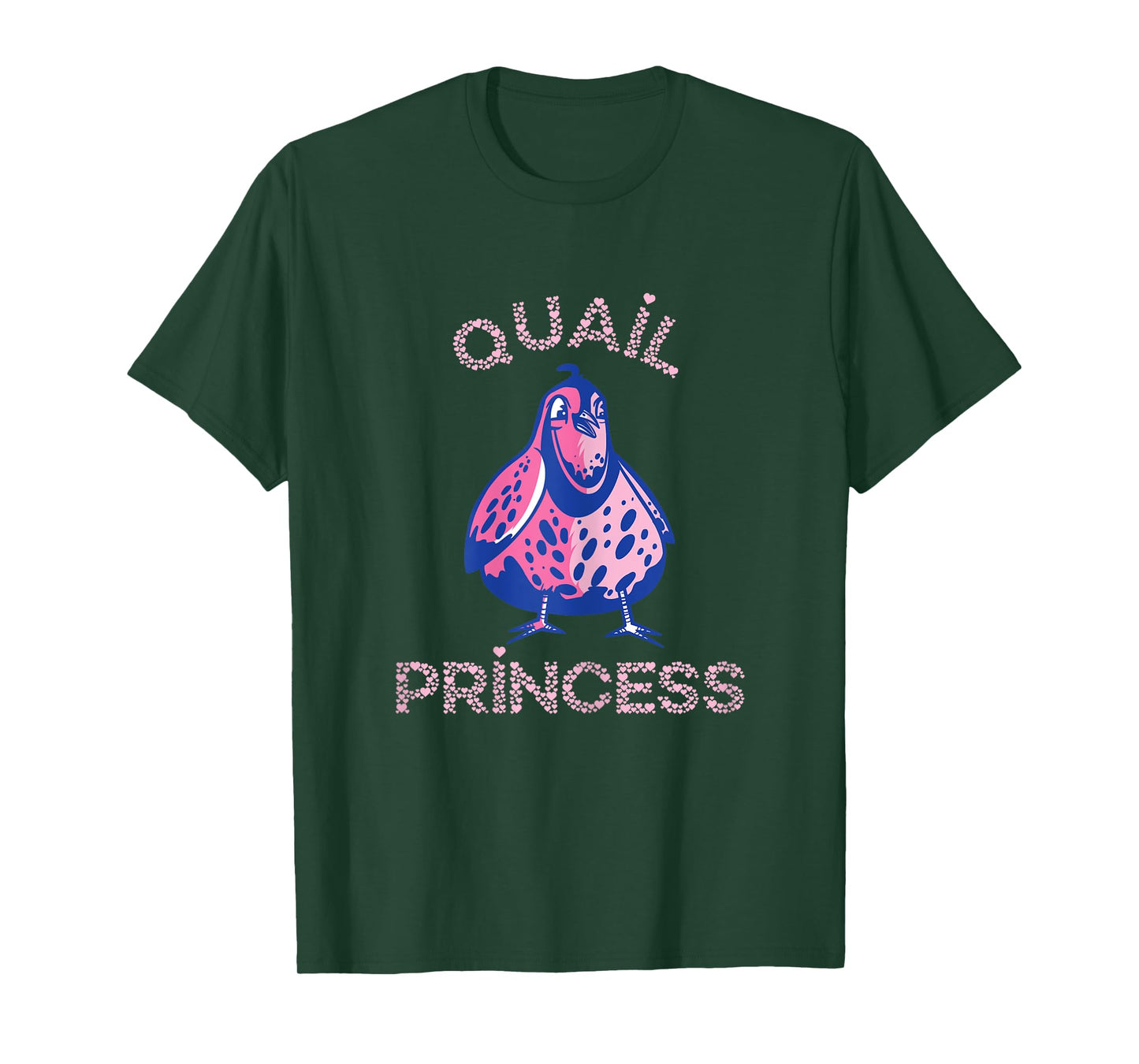 Quail Princess Quail Bird Bird Study Dwarf Quail T-Shirt