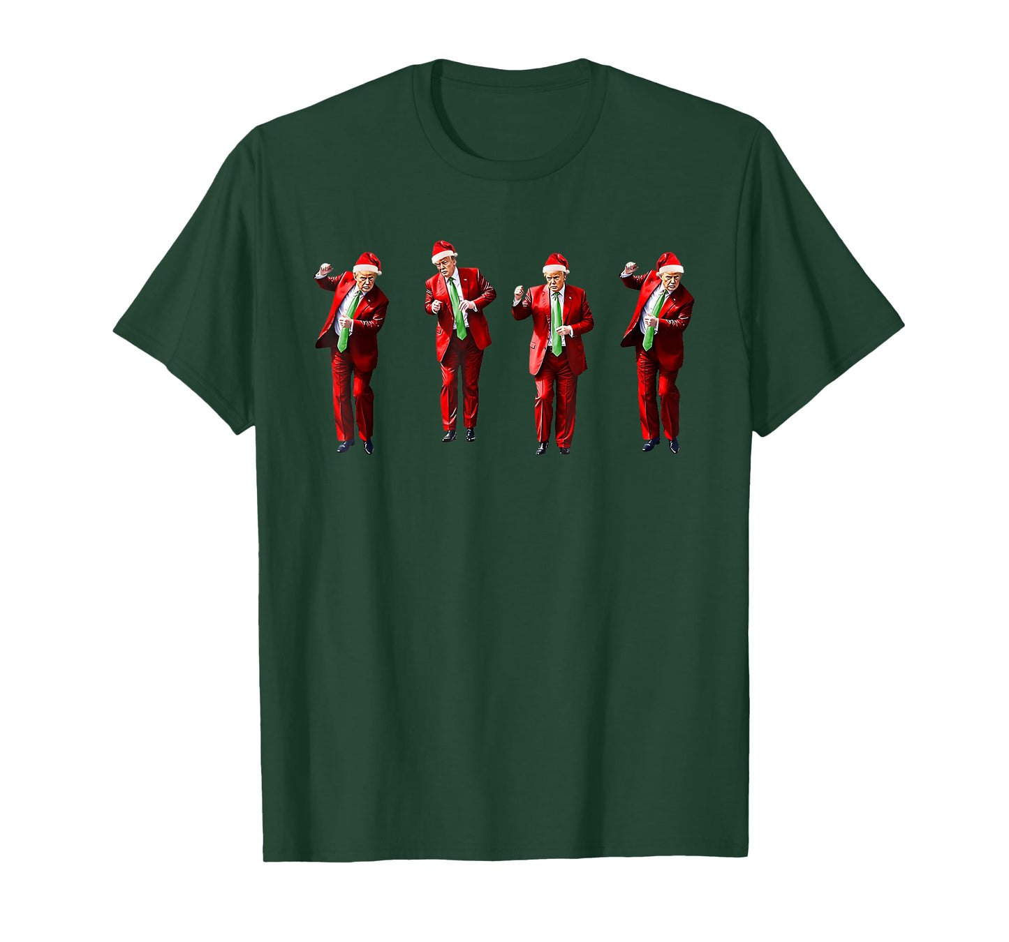 Trump Dance Santa Claus Christmas Xmas Pajamas Funny T-Shirt
