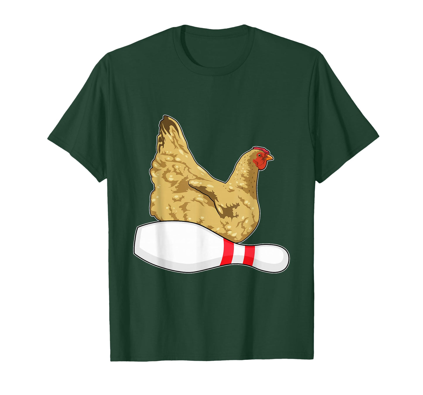 Chicken Bowling Bowling pin Sports T-Shirt