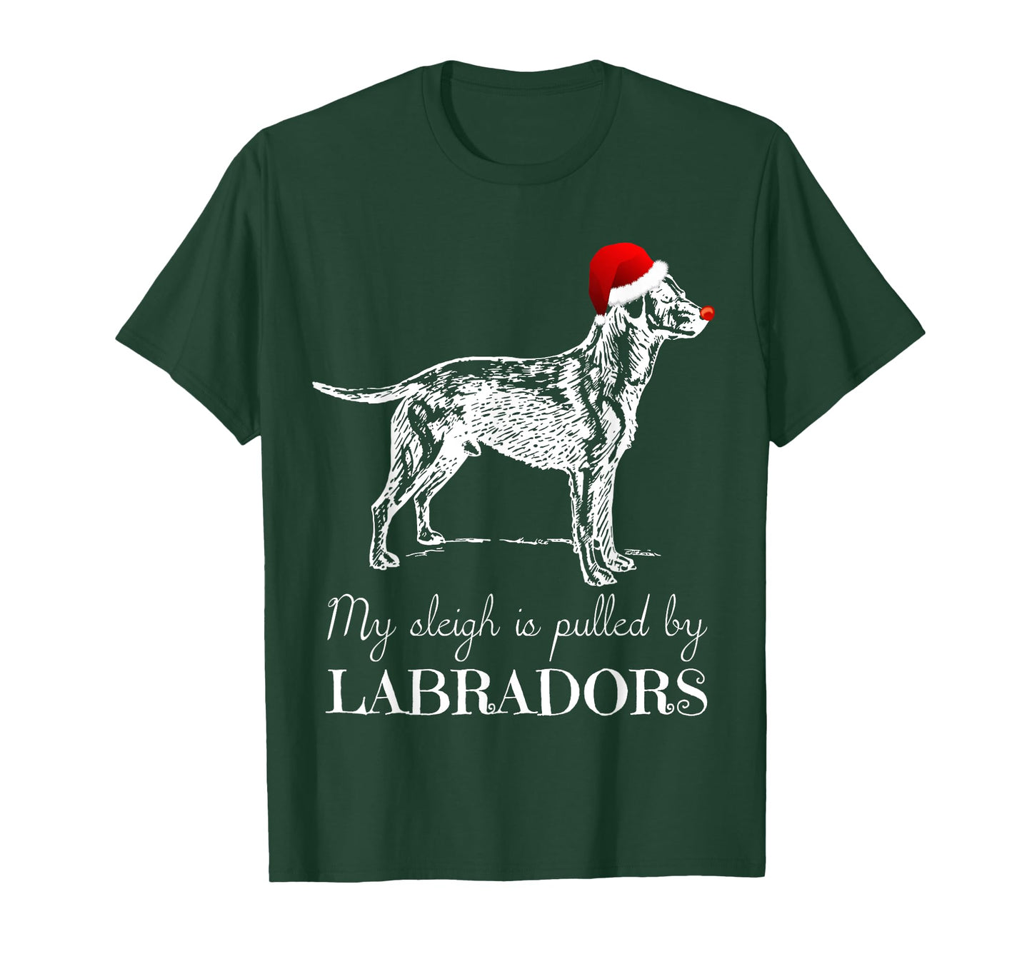 Labrador Retriever Christmas Shirt - Lab Dog X-Mas Tee Men Women Kids T-Shirt