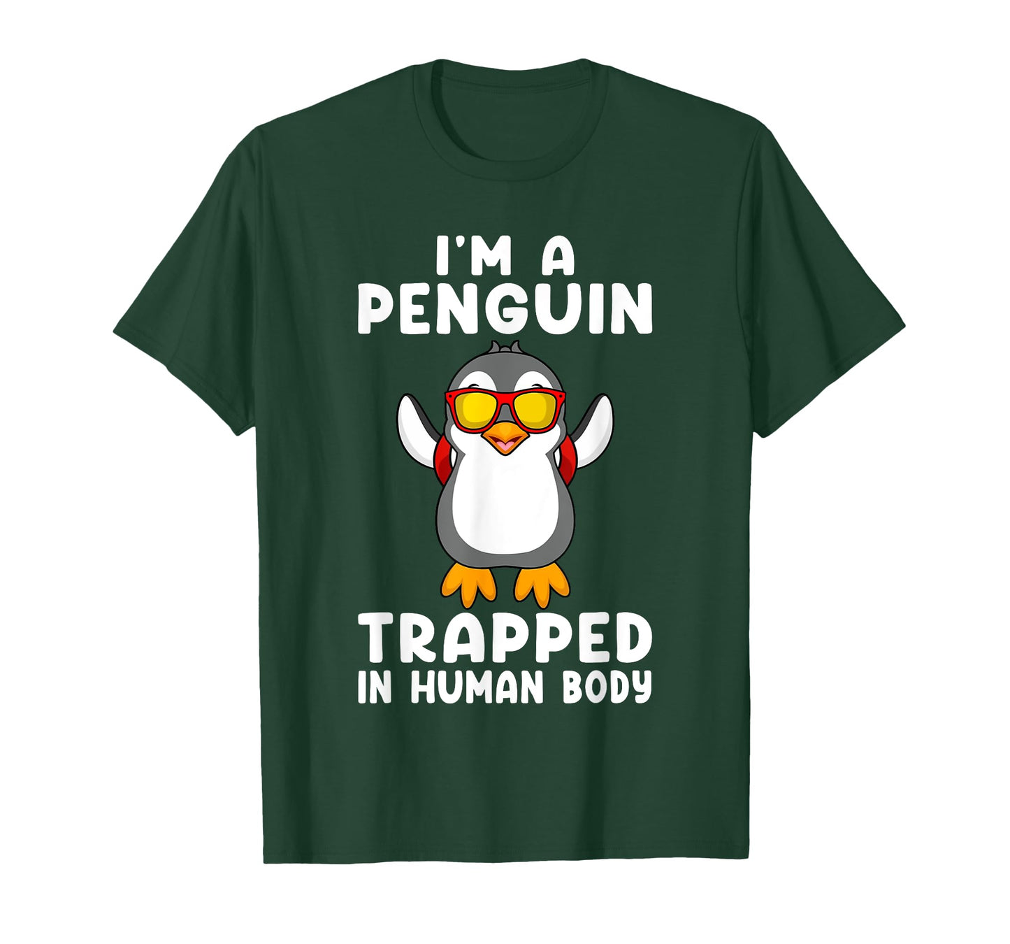I'm A Penguin Trapped In Human Body Penguin Bird T-Shirt