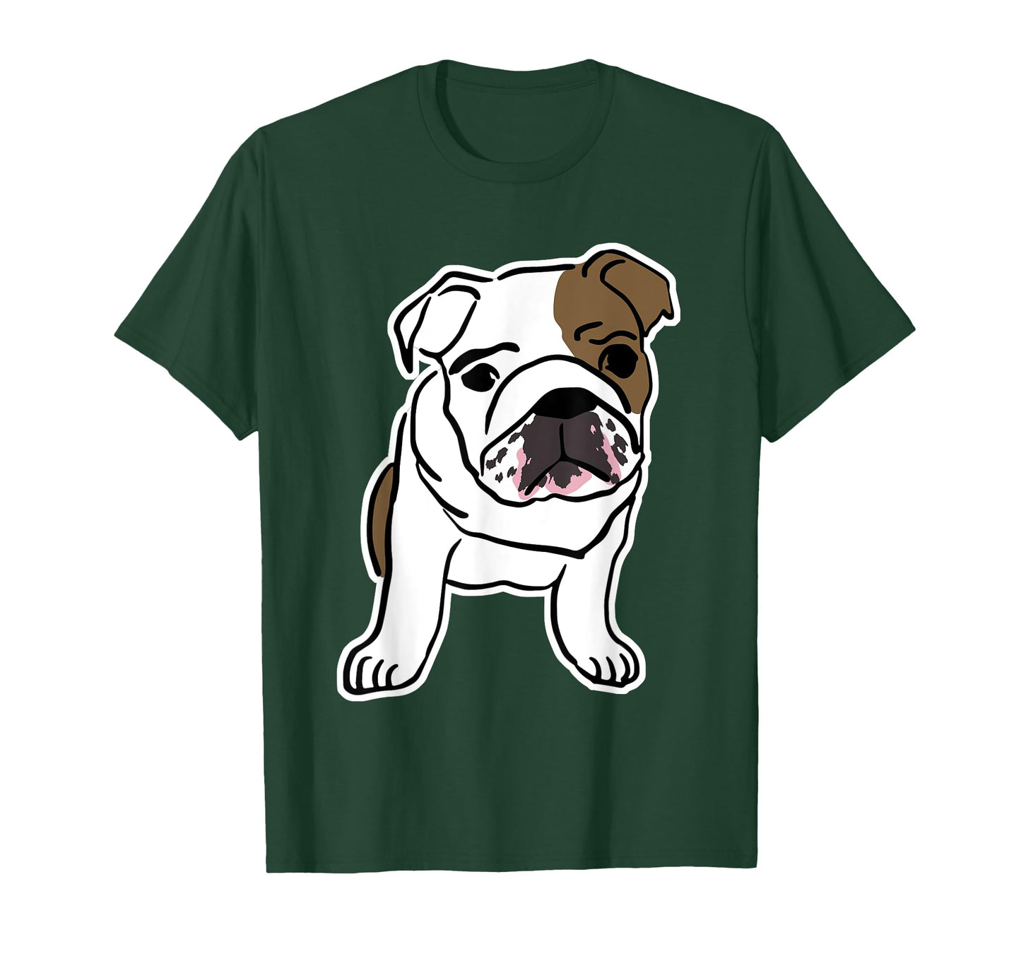 Bulldog Dog Logo T-Shirt