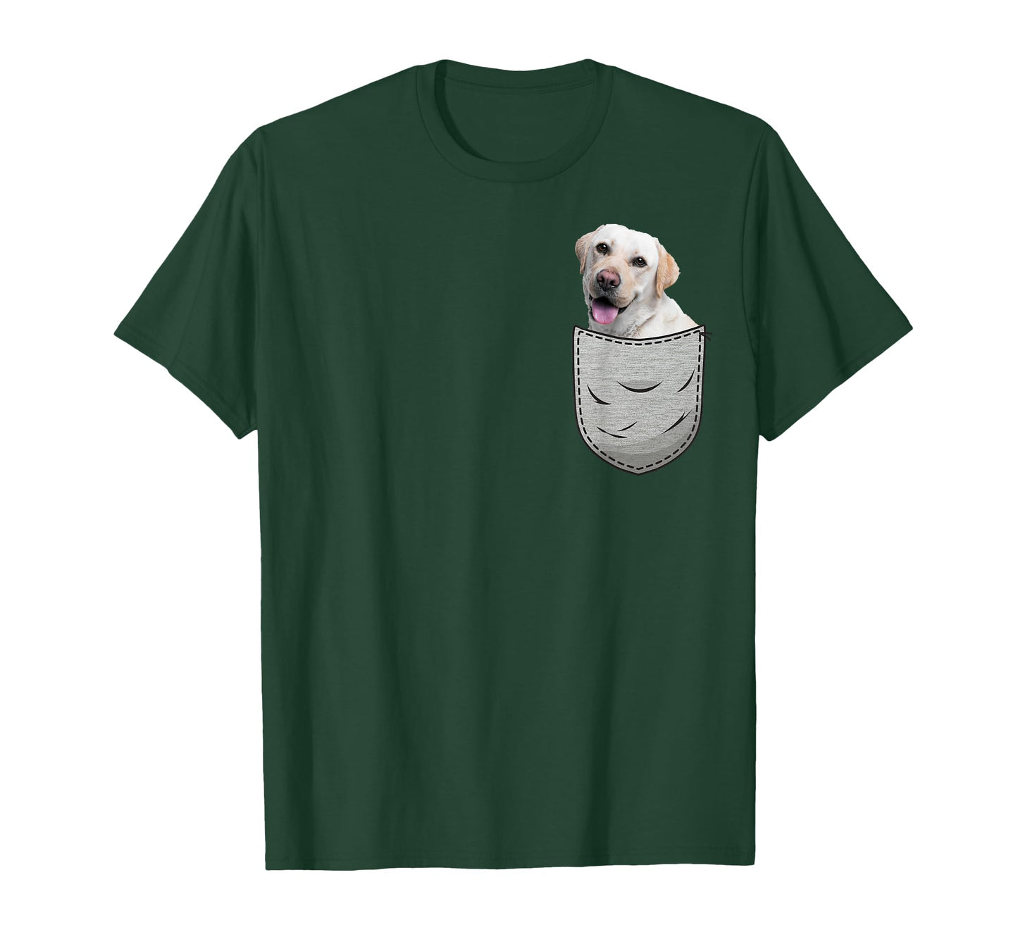 Labbi Labrador Retriever Chest Bag Pocket Dog Owners Men Women Kids T-Shirt