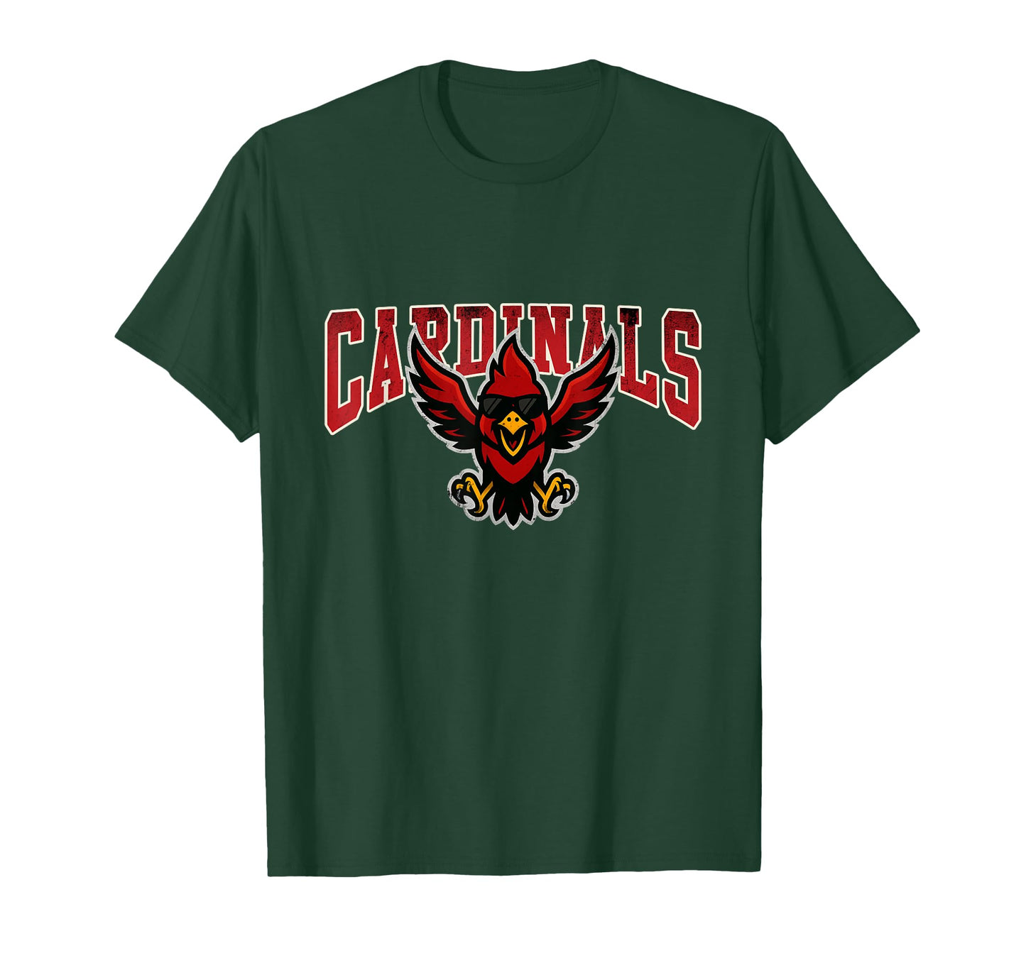 Classic Cardinal Clawcrest Vintage Fiercebird For Men Women T-Shirt
