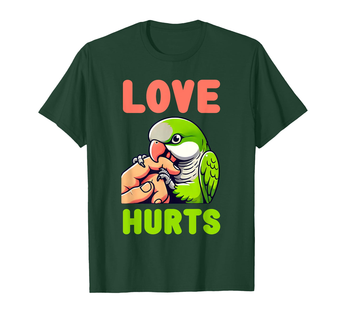 Monk Parrots Funny Bird Lover Design Men Women Quaker Parrot T-Shirt