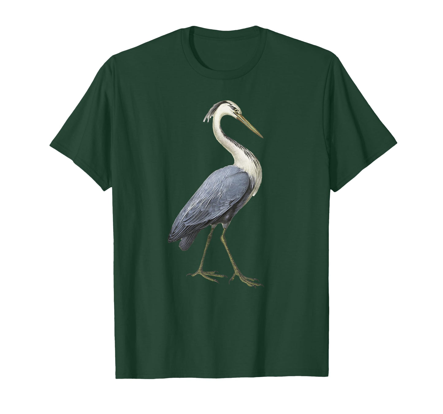 Heron Bird Water Bird Lover Costal Birder Great Blue Heron T-Shirt