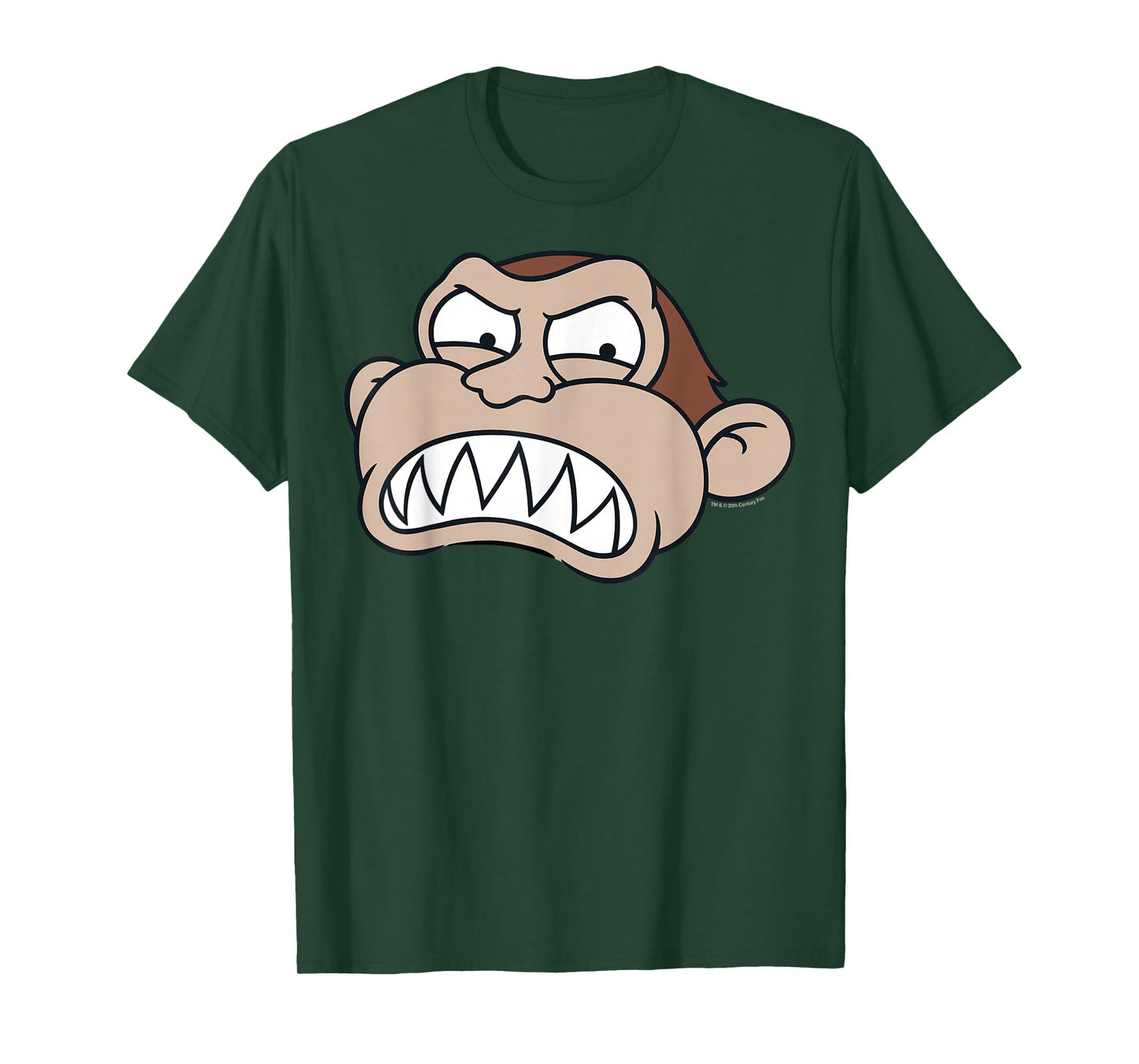 Family Guy Evil Monkey Angry Big Face Big Chest Portrait T-Shirt