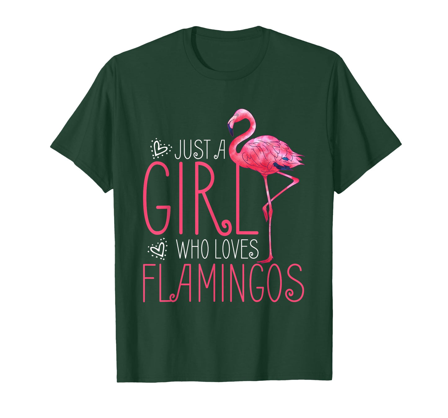 Just A Girl Who Loves Flamingos T-Shirt
