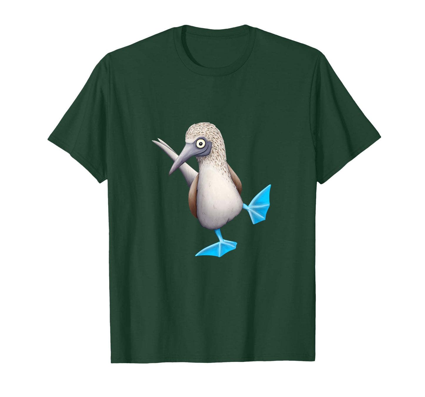 Fancy Dancing Sea Bird Funky Blue Foot Booby T-Shirt