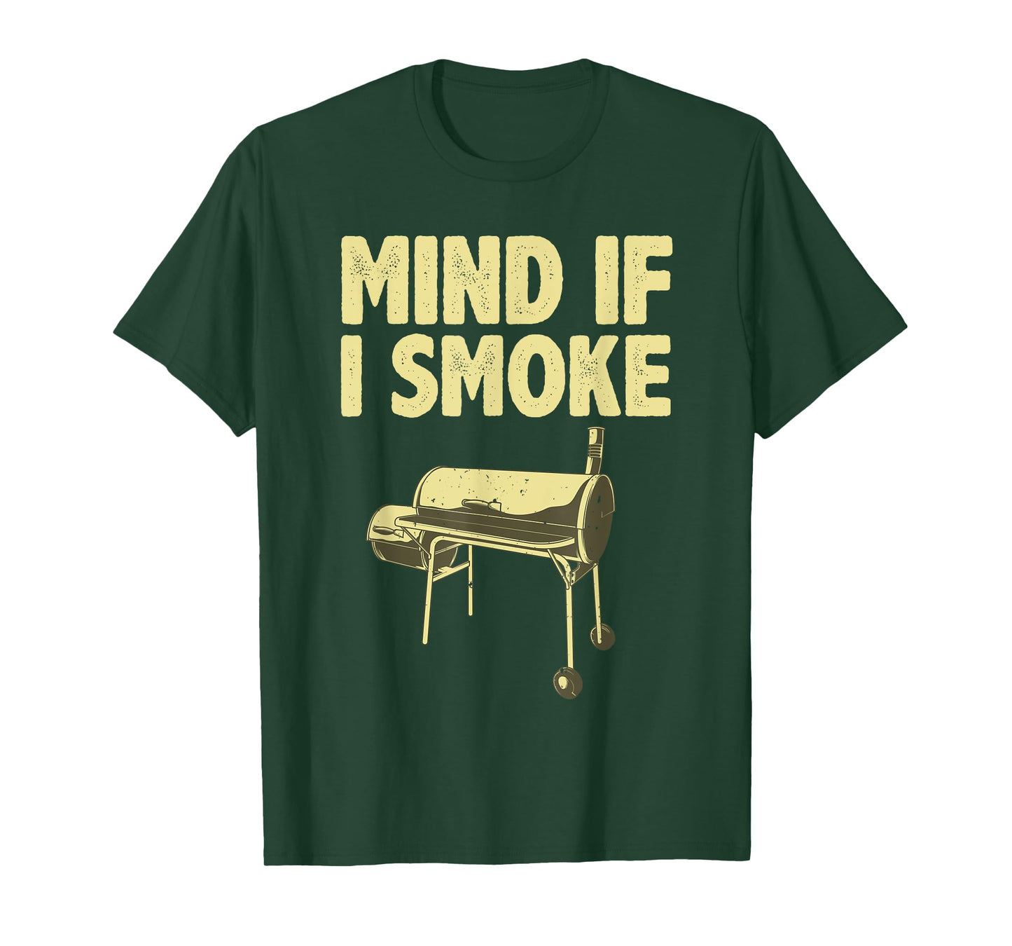 Smoking For Men Dad Grilling Meat BBQ Smoker Food Griller T-Shirt
