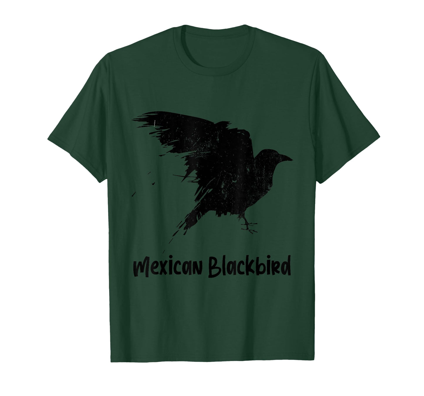 Mexican Blackbird - Raven from Mexico - Funny T-Shirt