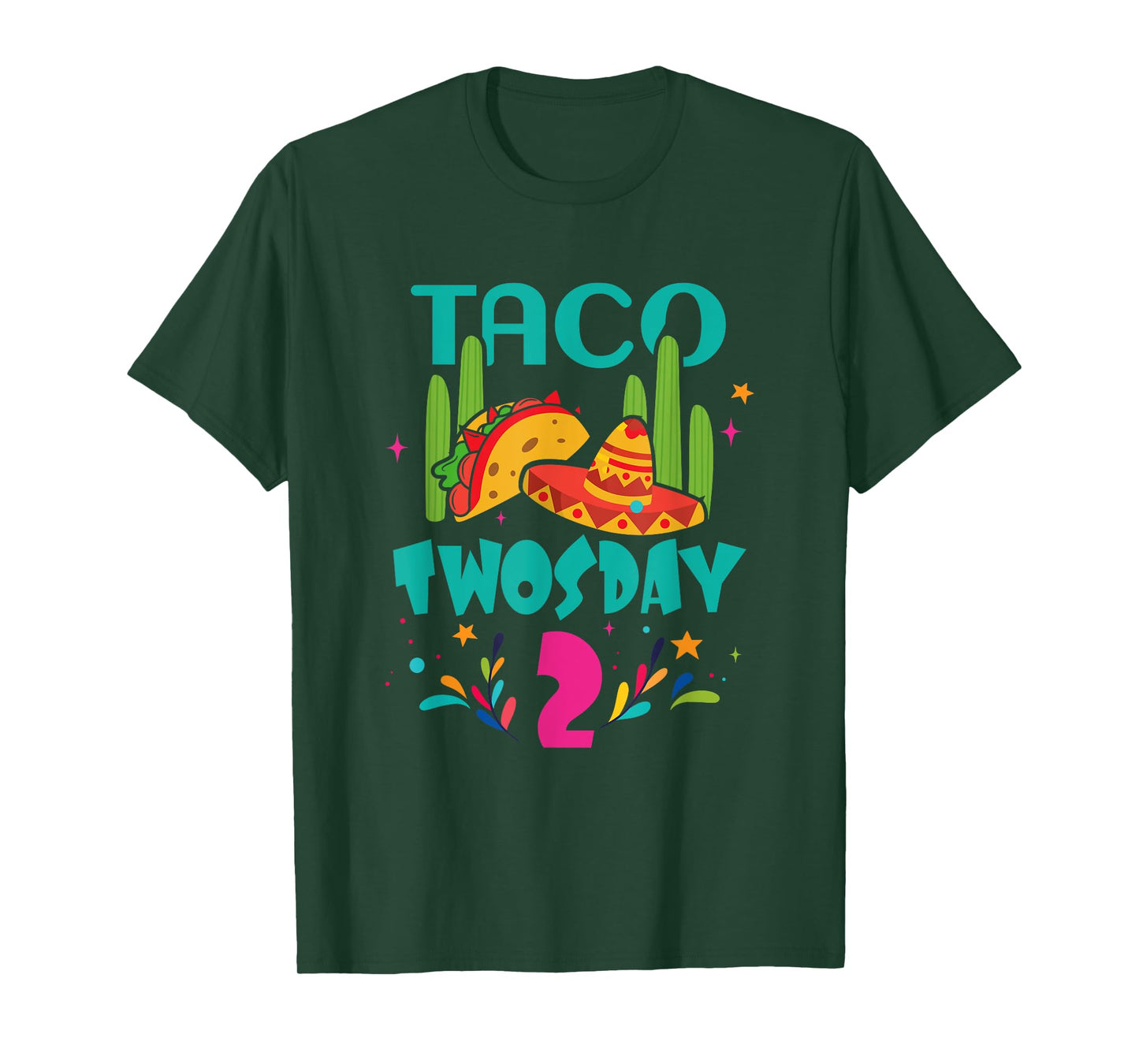 Taco Twosday 2 Two Year Old Boy Girl Birthday Gift T-Shirt