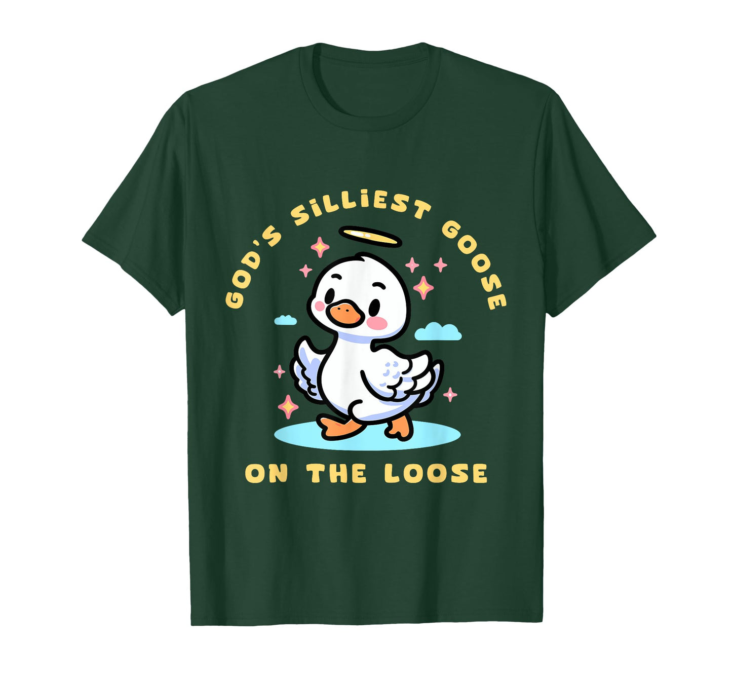 Gods Silliest Goose Costume for Kids Funny Gifts Silly Goose T-Shirt
