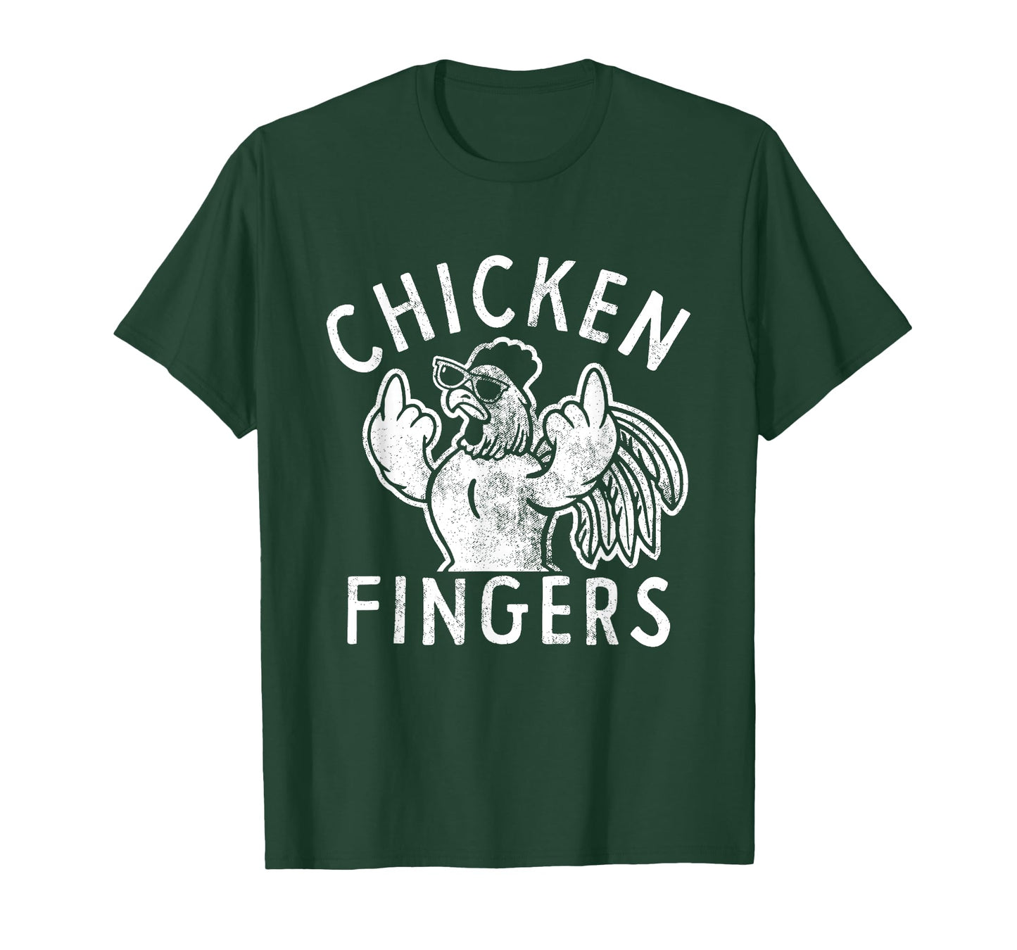 Chicken Fingers, Middle Fingers, Funny Chicken T-Shirt