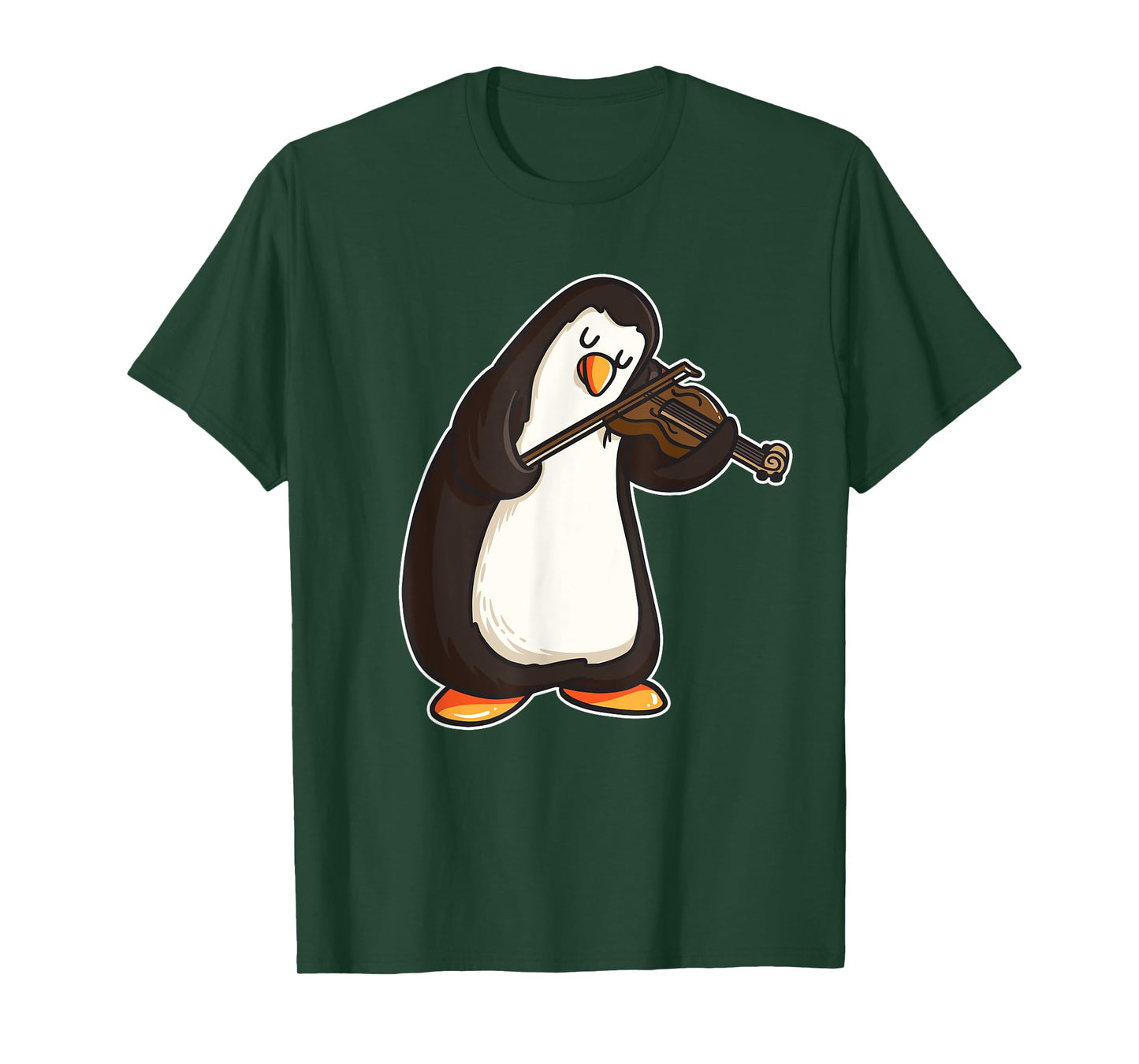 Violinist Penguin Violin Viola Player Music Gift T-Shirt